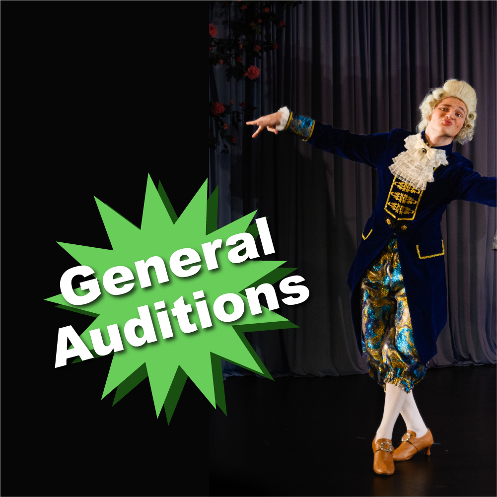 General Auditions for teens and adults