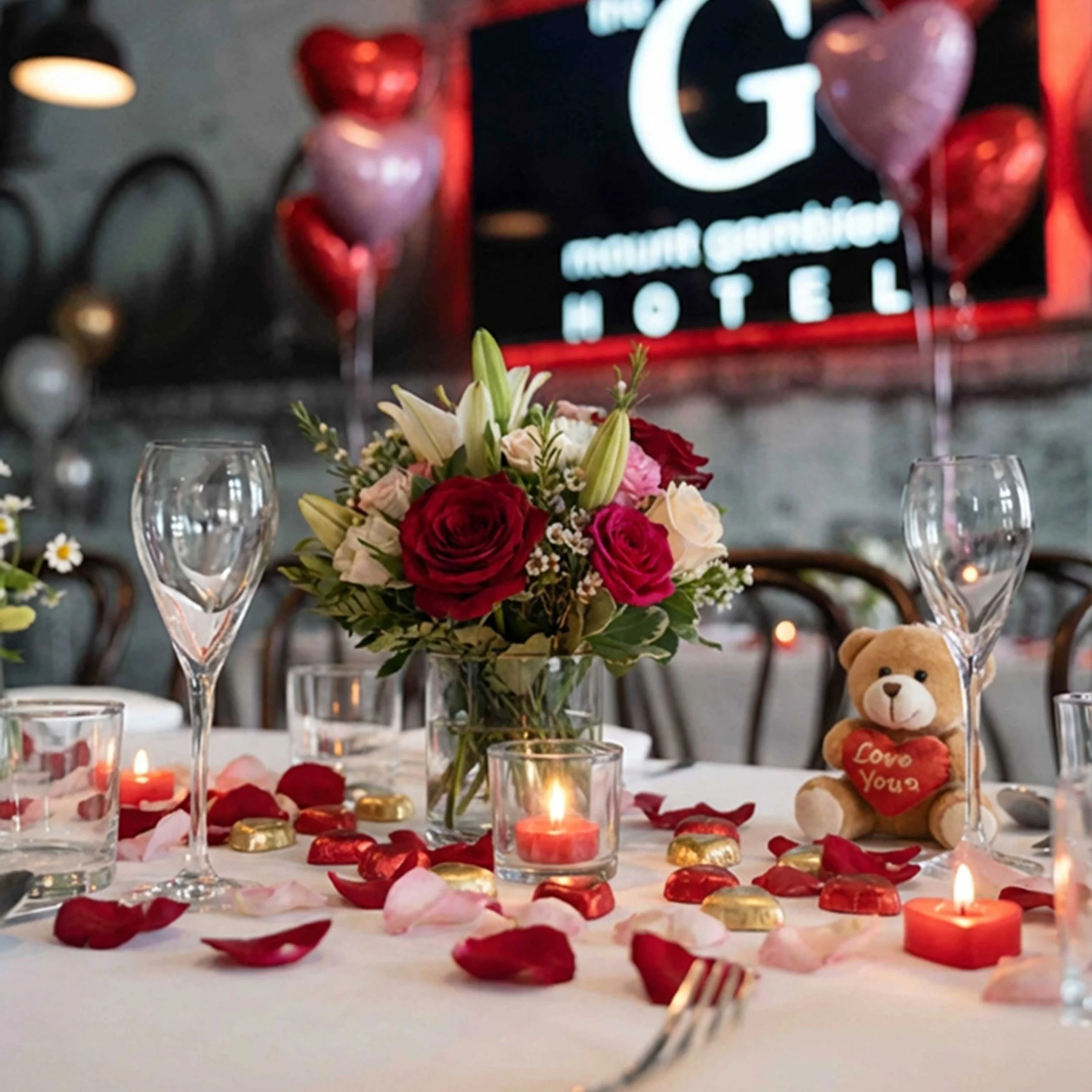 Valentine’s Day Dinner in Mount Gambier – 1862 Room at The G