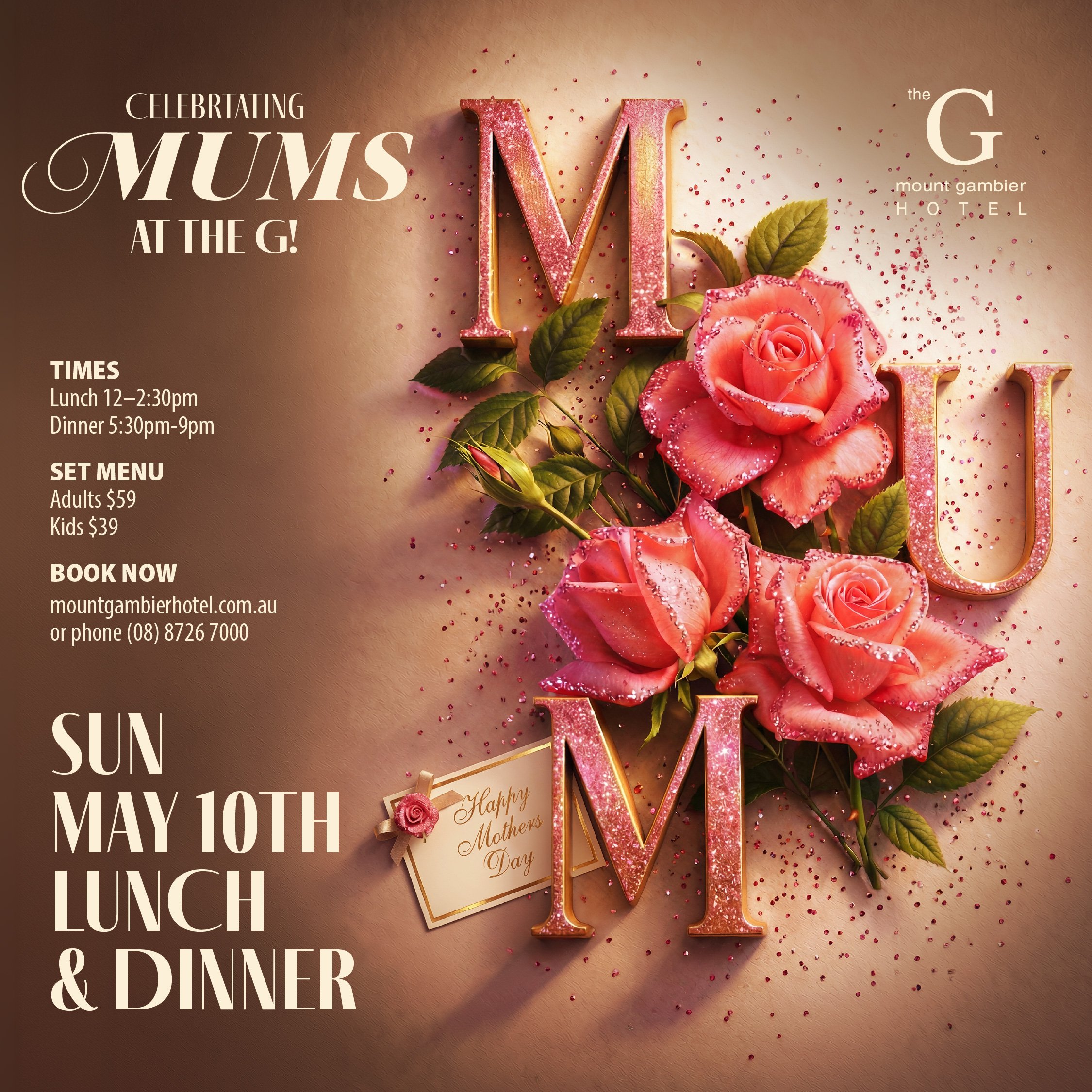 Mother’s Day at The Mount Gambier Hotel.