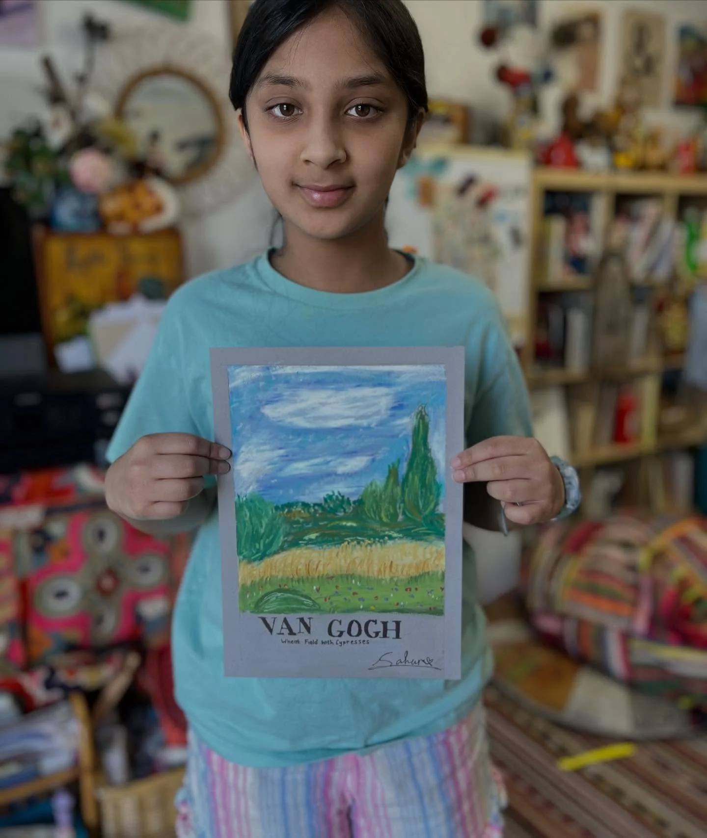 Understanding Van Gogh&rsquo;s expressive approach, this art lesson focused on emotion through line and colour. Every mark was thoughtfully made to capture the mood within the landscape. 

Inspired by his swirling skies and dynamic wheat fields, the 