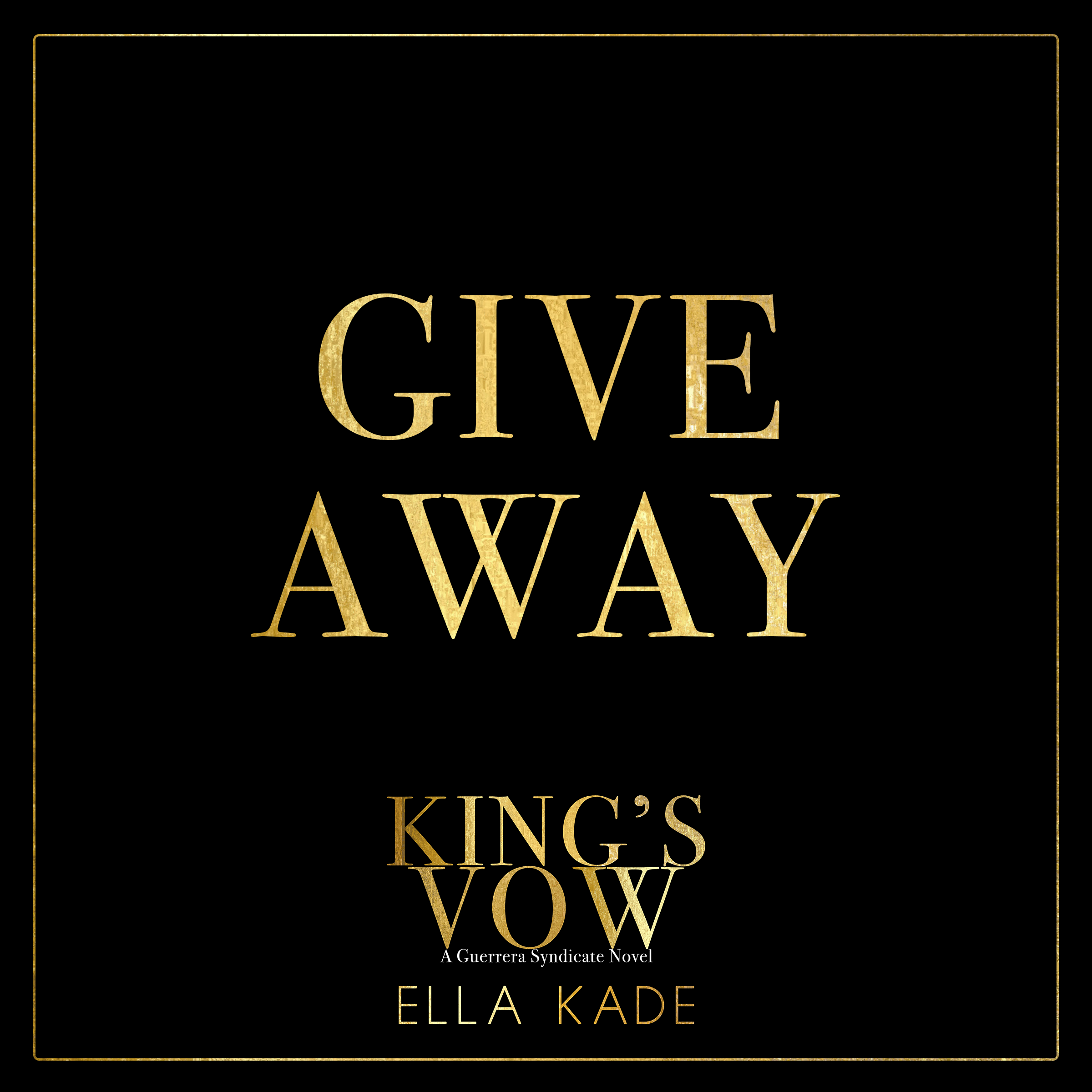 WIN A SIGNED PAPERBACK OF KING'S VOW