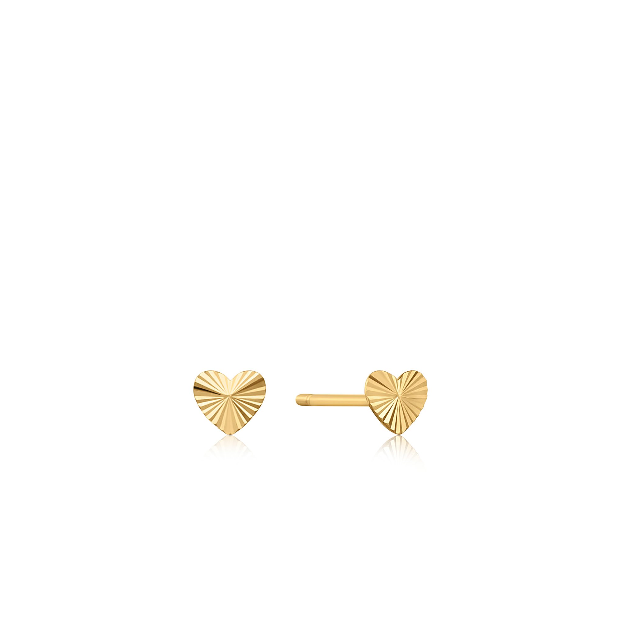 14ct Yellow Gold Heart Stud Earrings
$219.00
