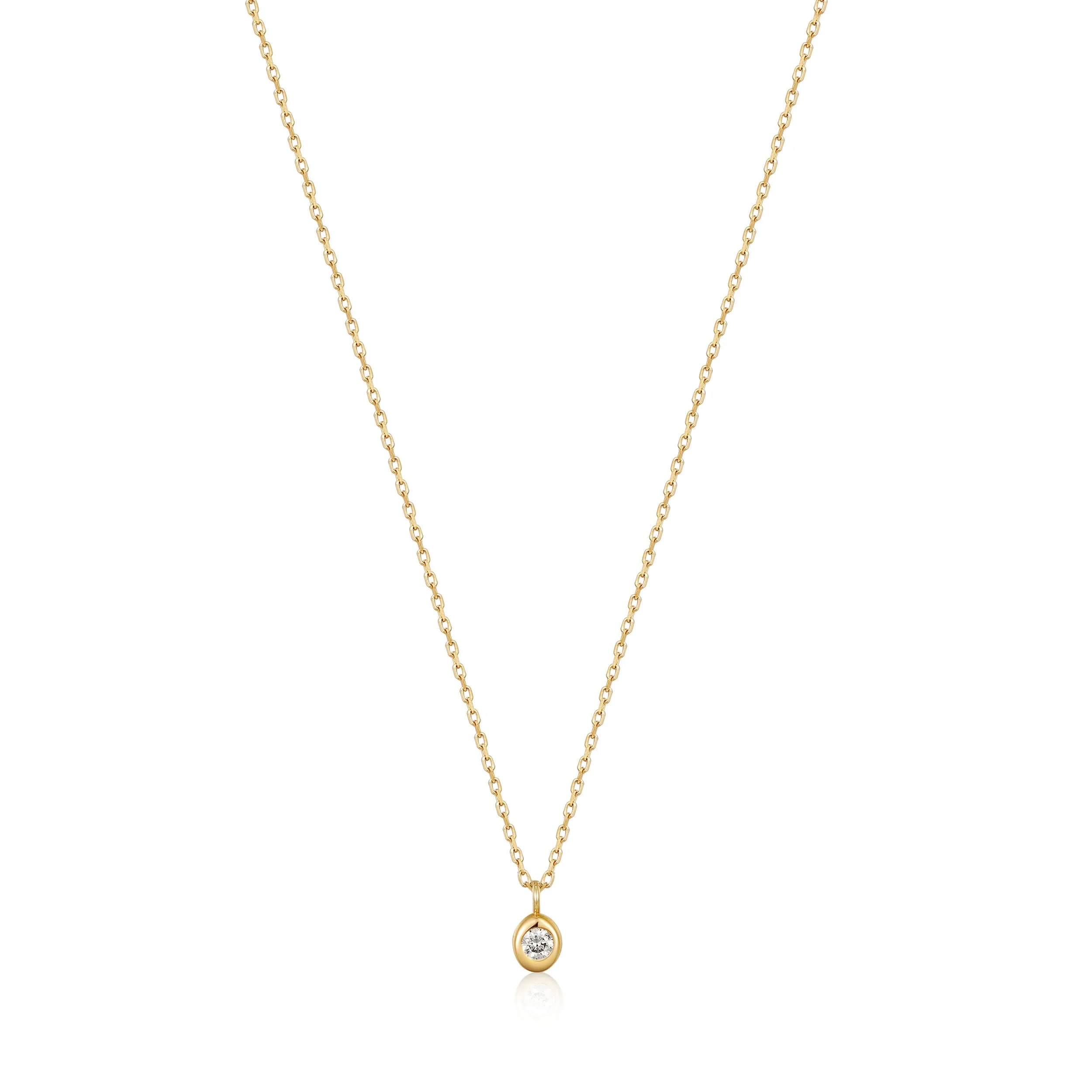 14ct Yellow Gold Magma Diamond Pendant Necklace $369.00