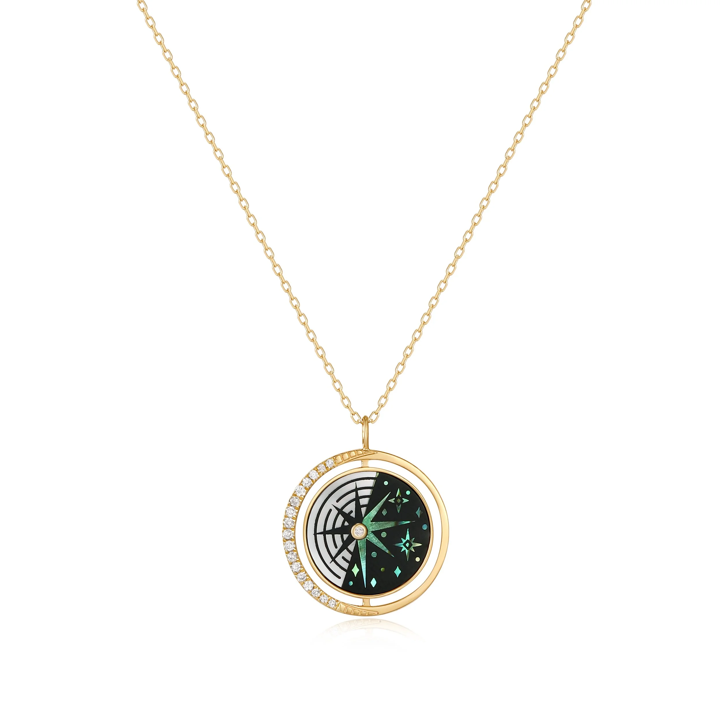 14ct Yellow Gold Cosmo Pendant Necklace $899.00