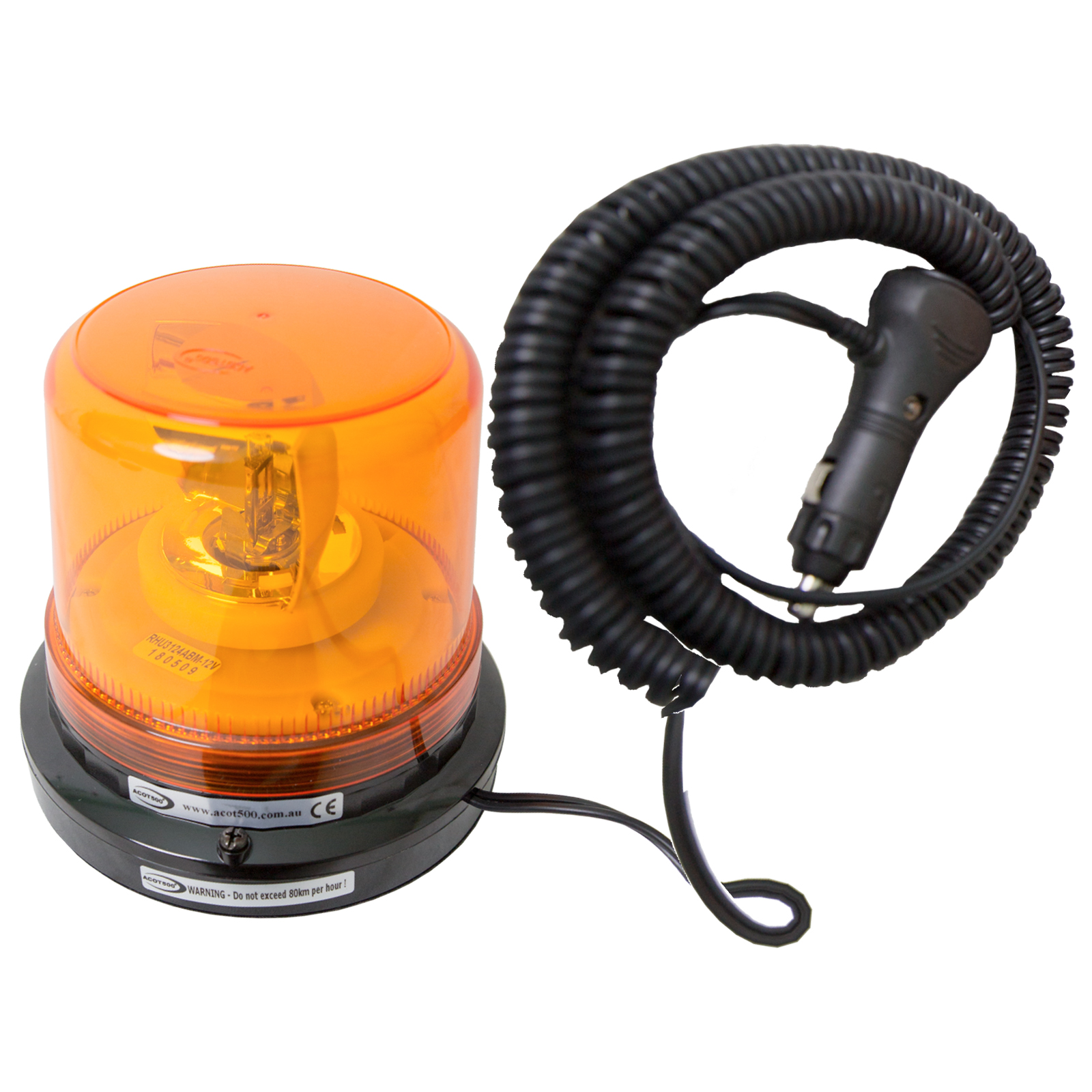 ACOT500_Magnetic_Base_Halogen_Rotating_Beacon_ARHU3124_Safety_Products_Australia