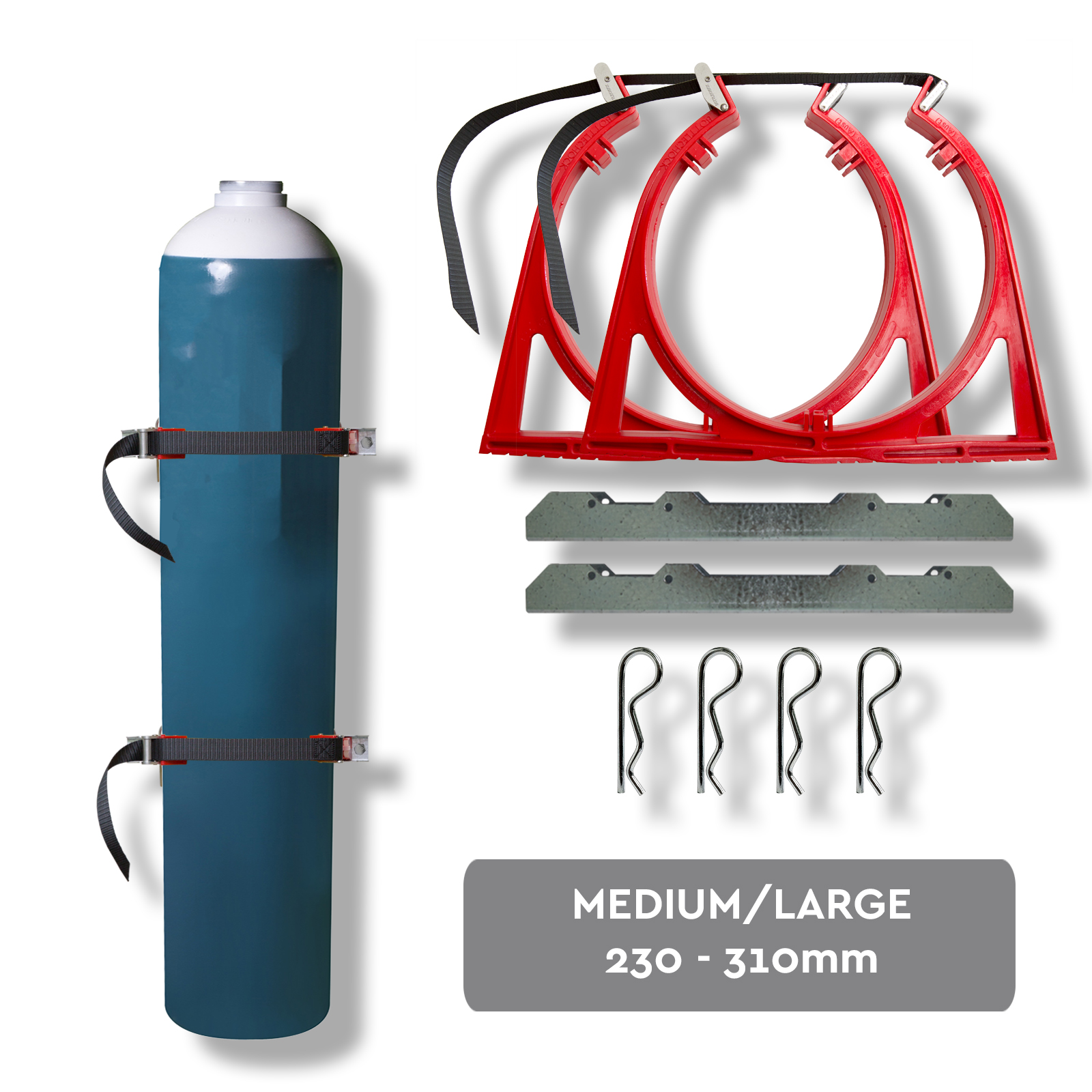 Medium to Large Bottlechock Gas Cylinder Restraint