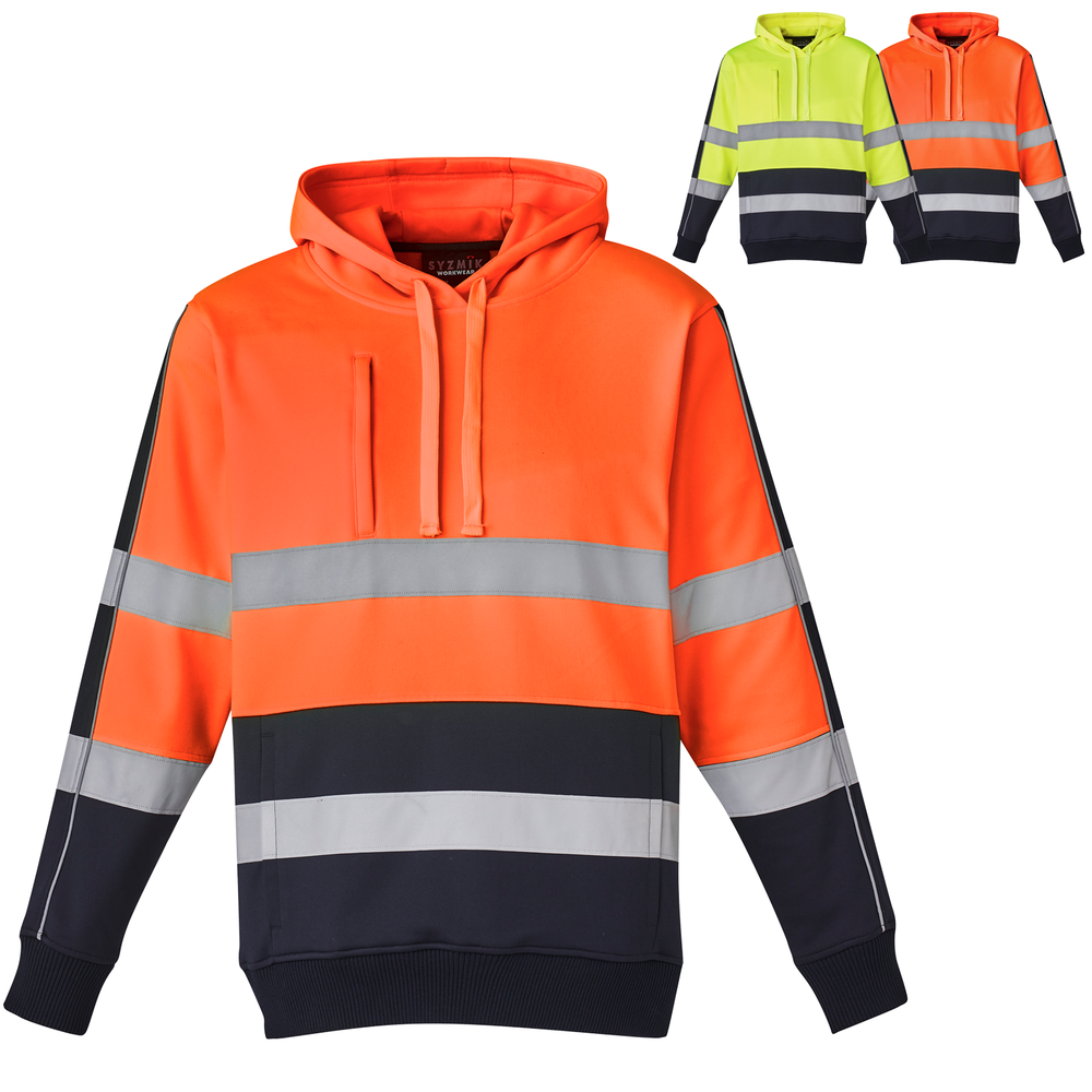 Syzmik Workwear High Visibility Stretch Taped Hoodie ZT483 MySite Safety