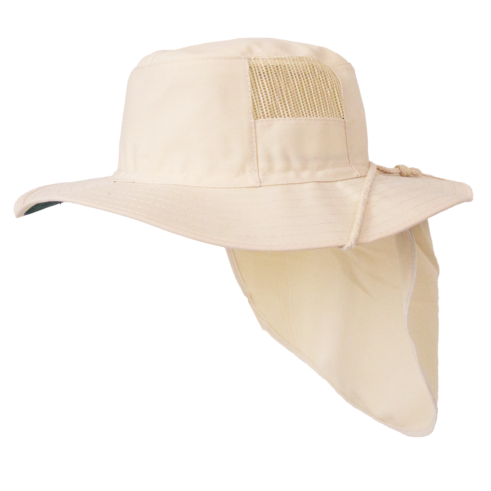 Breeze_Mesh_Hat_With_Flap_Cover_Stone_45deg_Web_Safety_Products_Australia