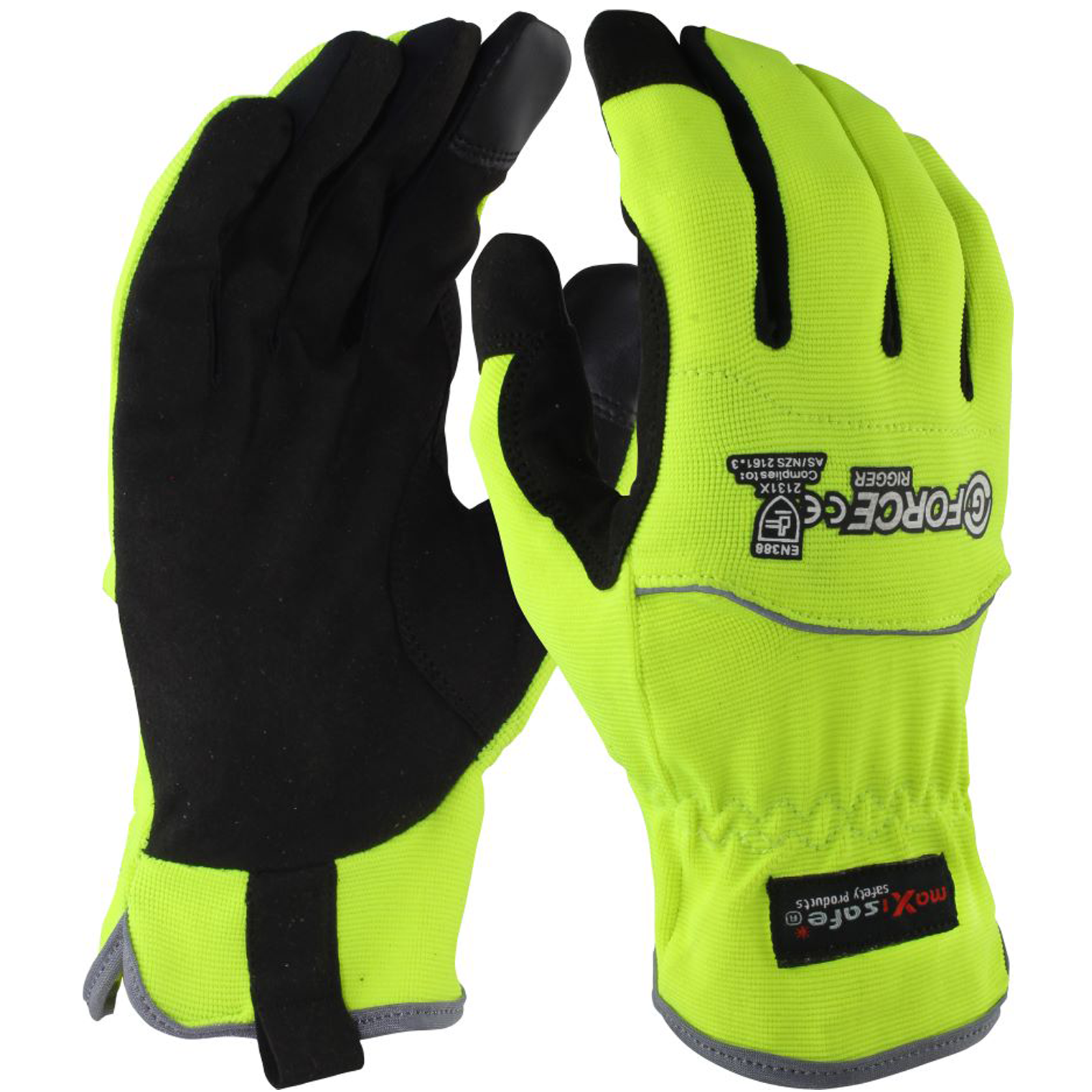 Maxisafe_Hand_Protection_GRS235+_G_Force_High_Visibility_Synthetic_Riggers_Gloves_Pair_Safety_Products_Australia