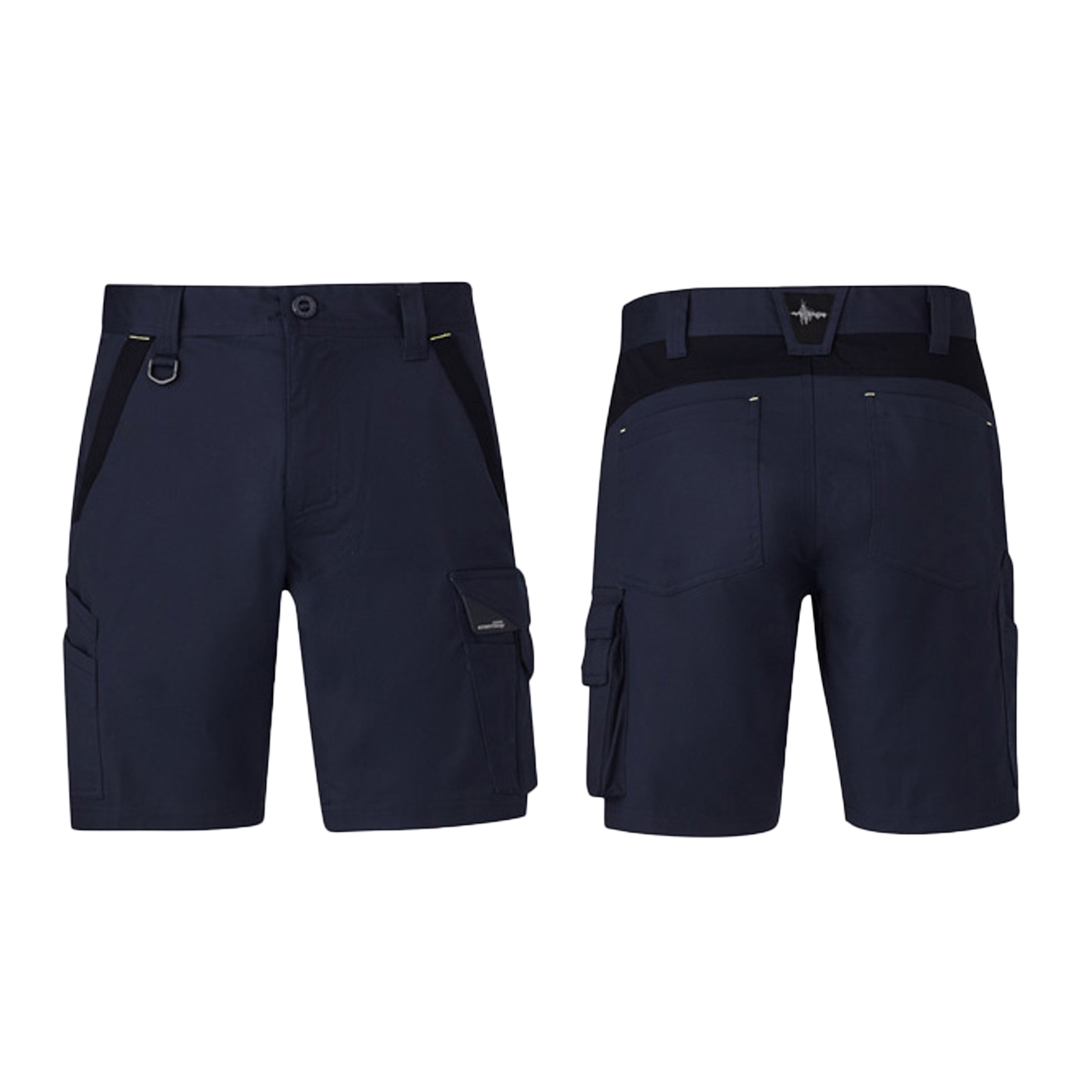 Syzmik_Workwear_ZS550_Shorts_Navy_Front_Charcoal_Web.png