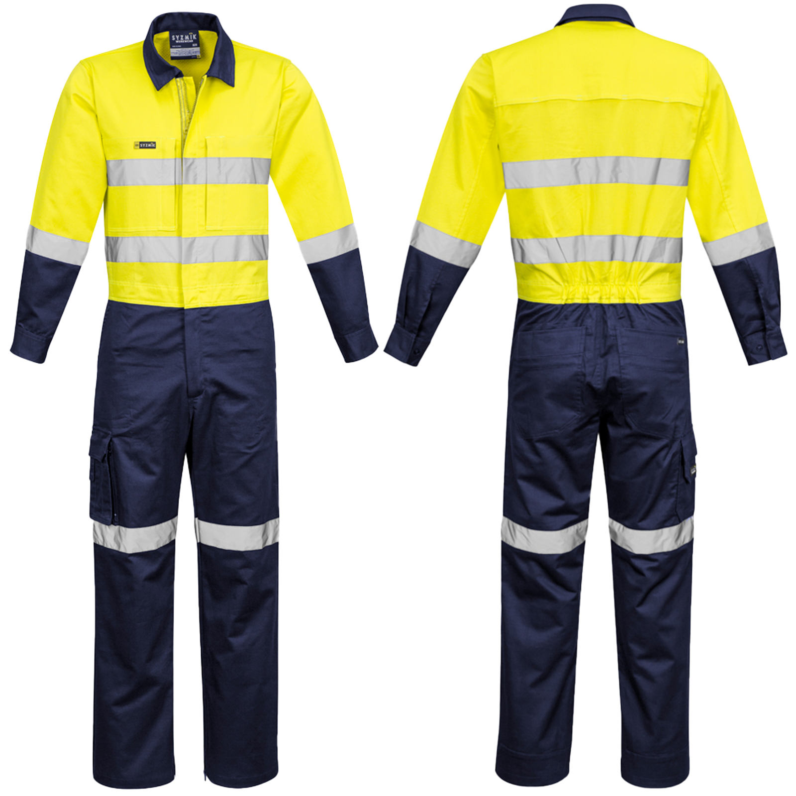ZC804_Yellow_Navy_Front_Back_Syzmik_SunSafe_Australia.png