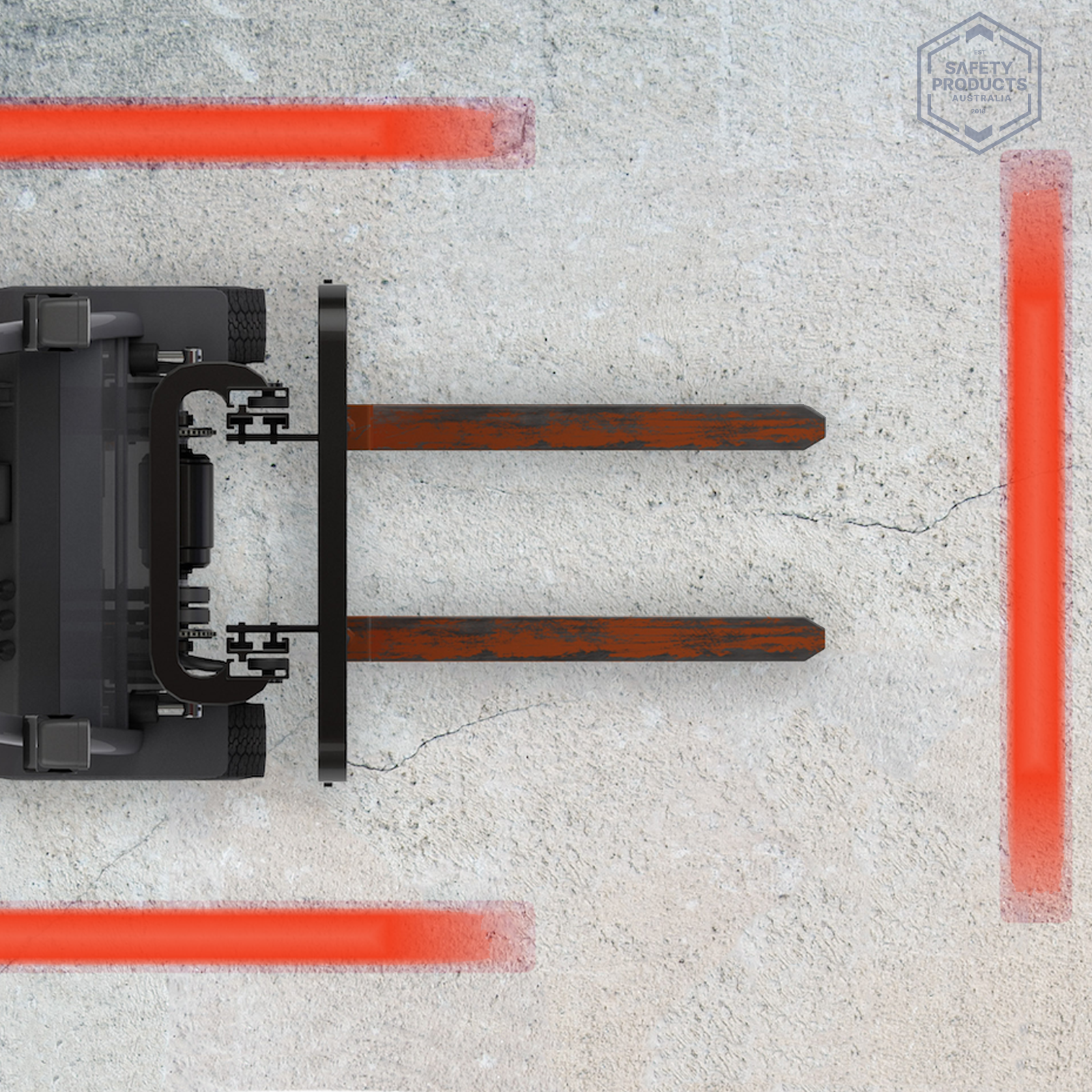 Red_Forklift_Safety_Light_ACOT500_Safety_Products_Australia