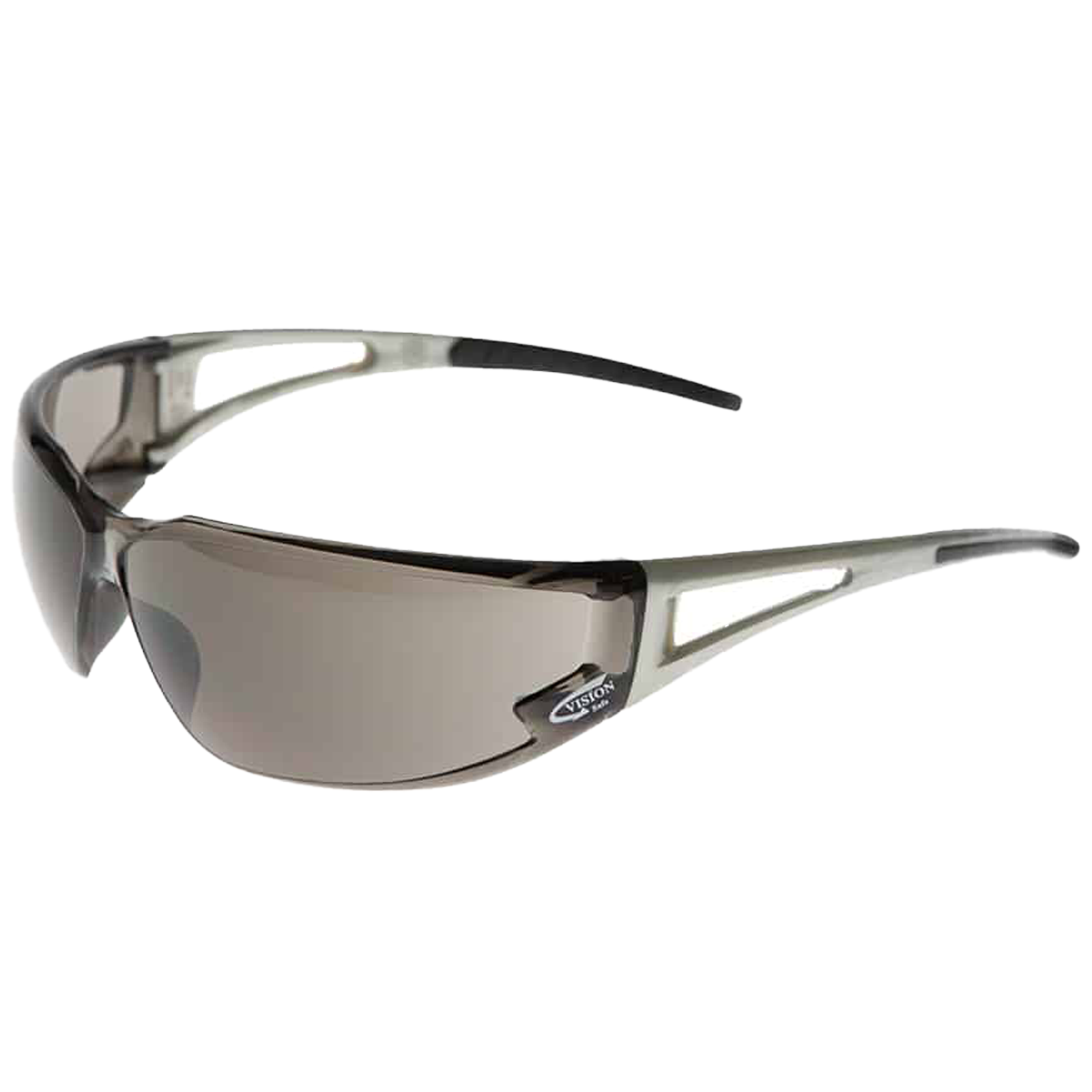 Vision_Safe_Drift_962_Medium_Impact_AS/NZS 1337.1_Medium_Impact_Safety_Glasses_962SNSD_Smoke_Safety_Products_Australia