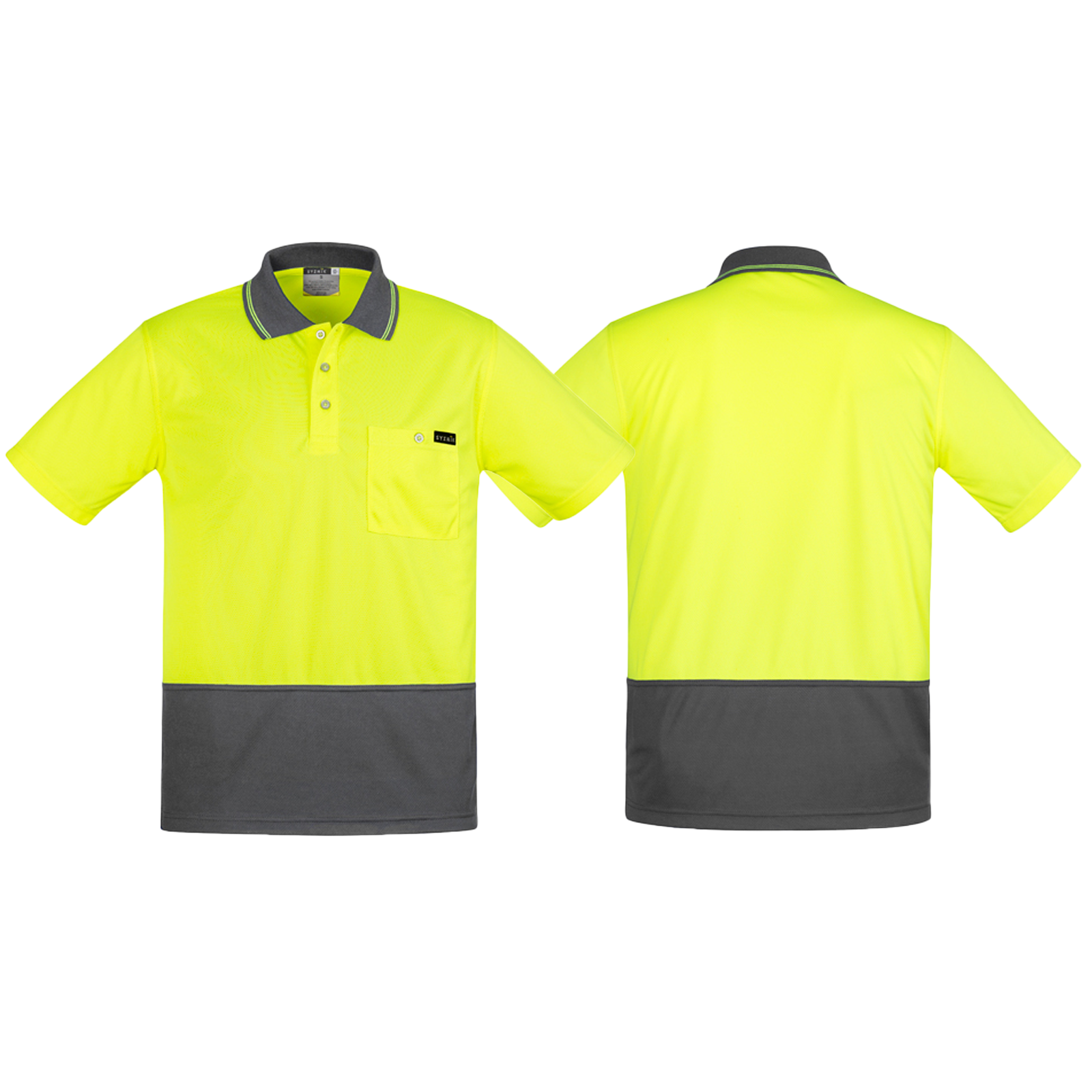 ZH415_Yellow_Charcoal_Front_Back_Syzmik_SunSafe_Australia.png