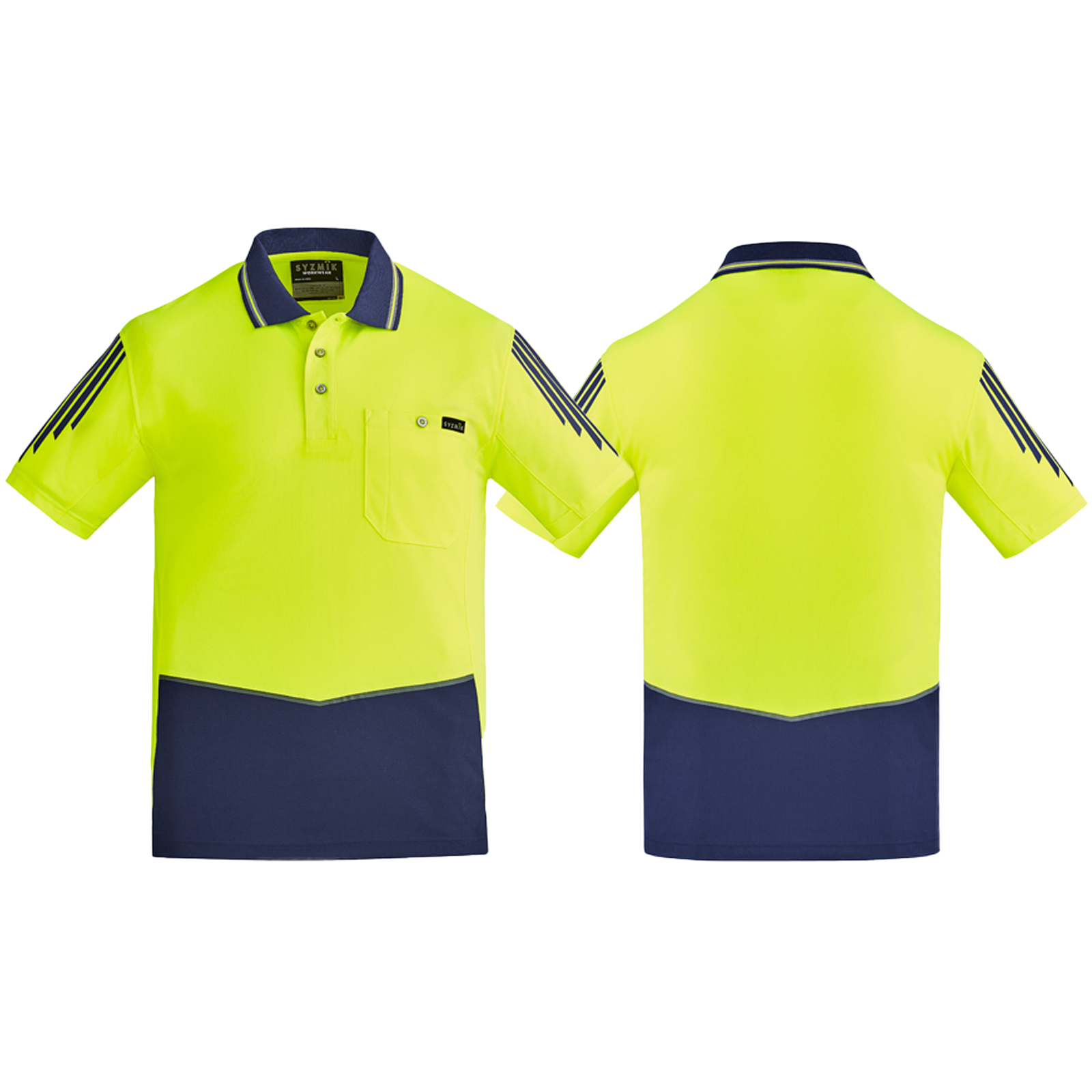 ZH315_Yellow_Navy_Front_Back_Syzmik_SunSafe_Australia.png