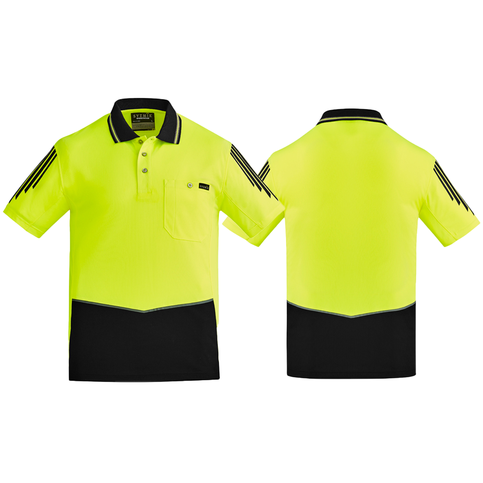 ZH315_Yellow_Black_Front_Back_Syzmik_SunSafe_Australia.png