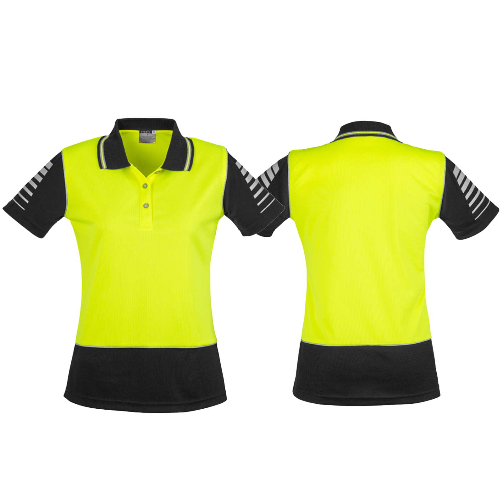 ZHL236_Yellow_Black_Front_Back_Syzmik_SunSafe_Australia.png