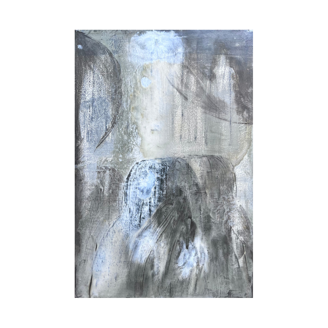 Grounded | 20cm x 30cm | acrylic, ink on wood (Rotterdam, 2022)
