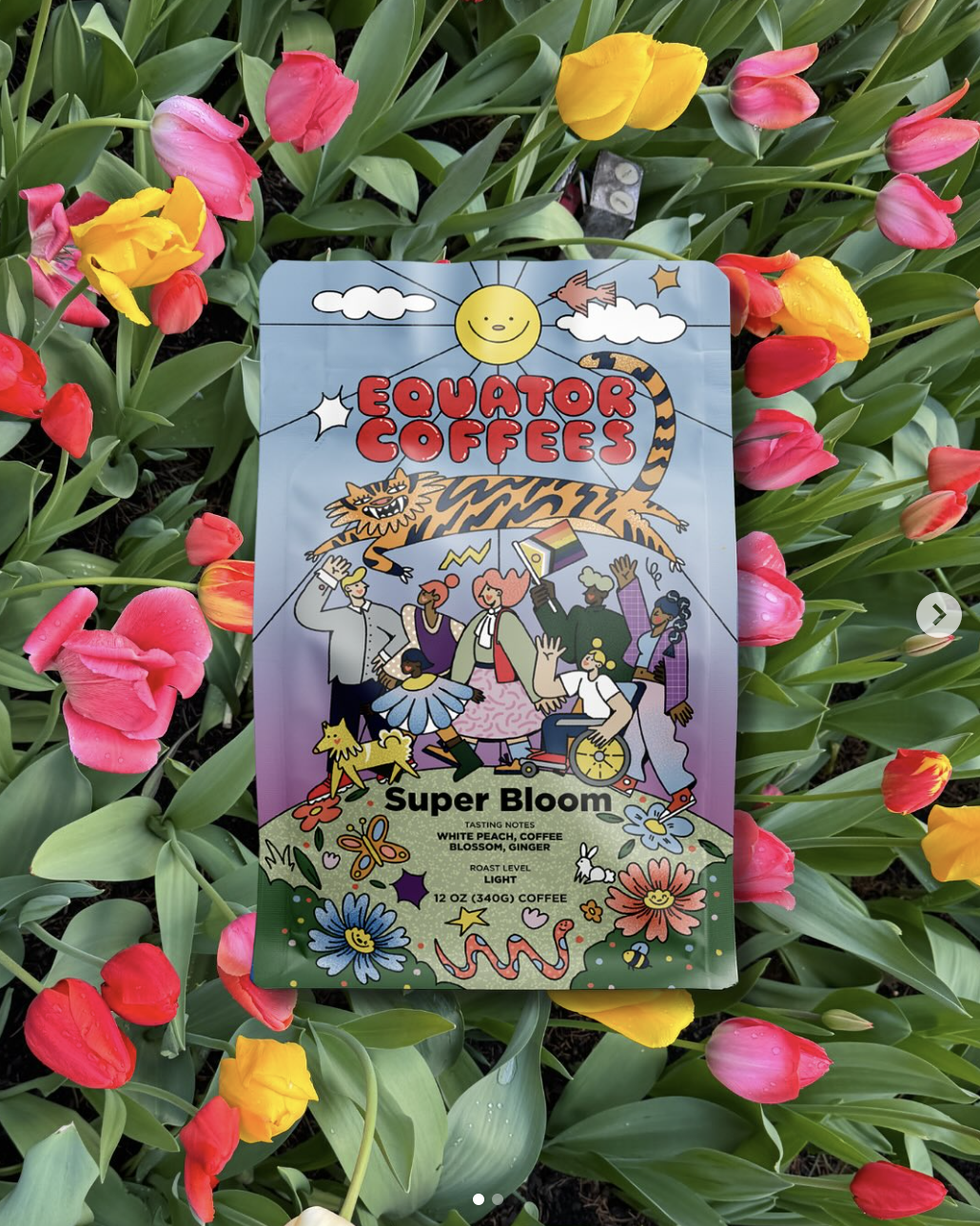 Commissioned by Equator Coffees in 2025.

Inspired by the diversity of nature and people that live in California.