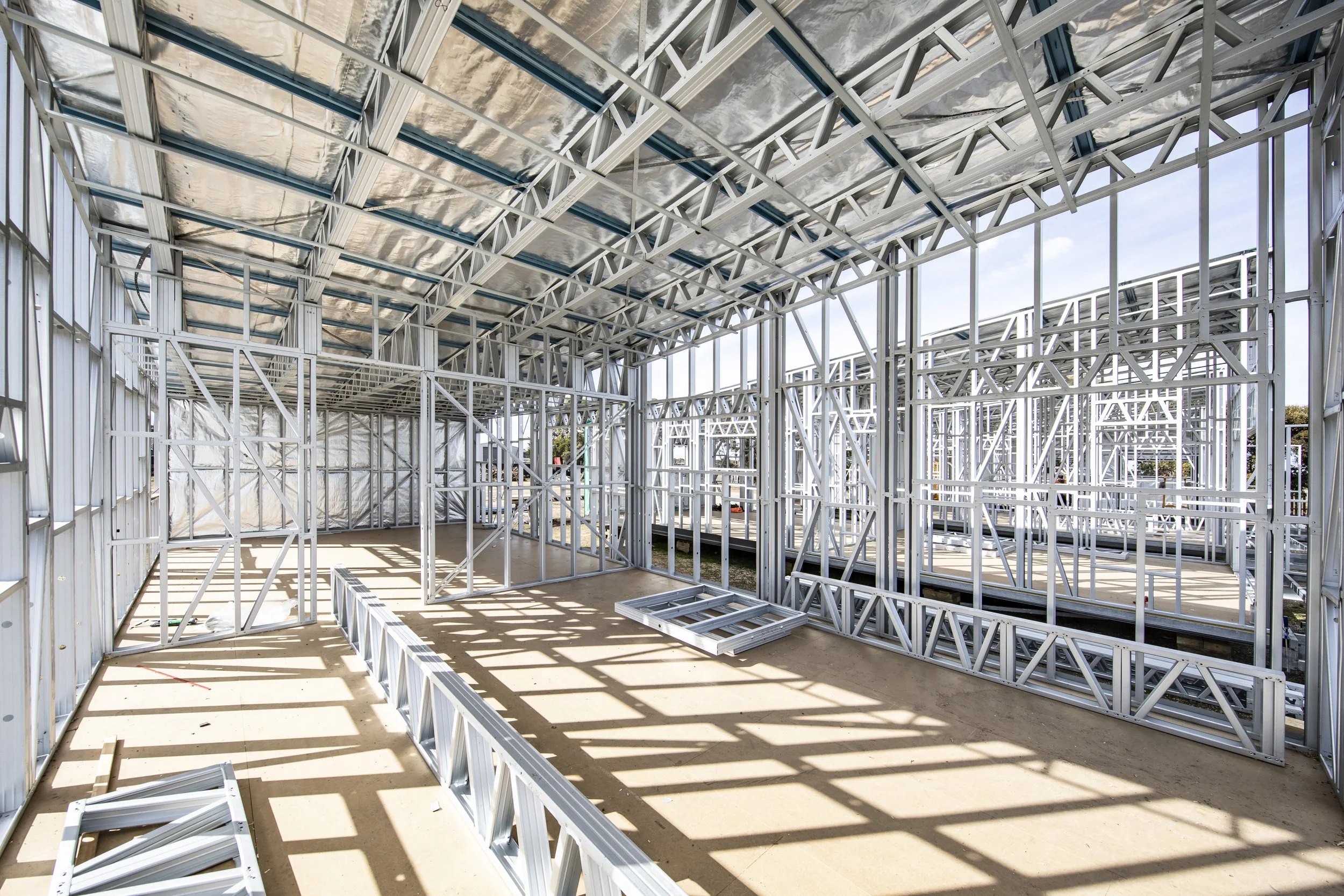 light gauge steel roof trusses