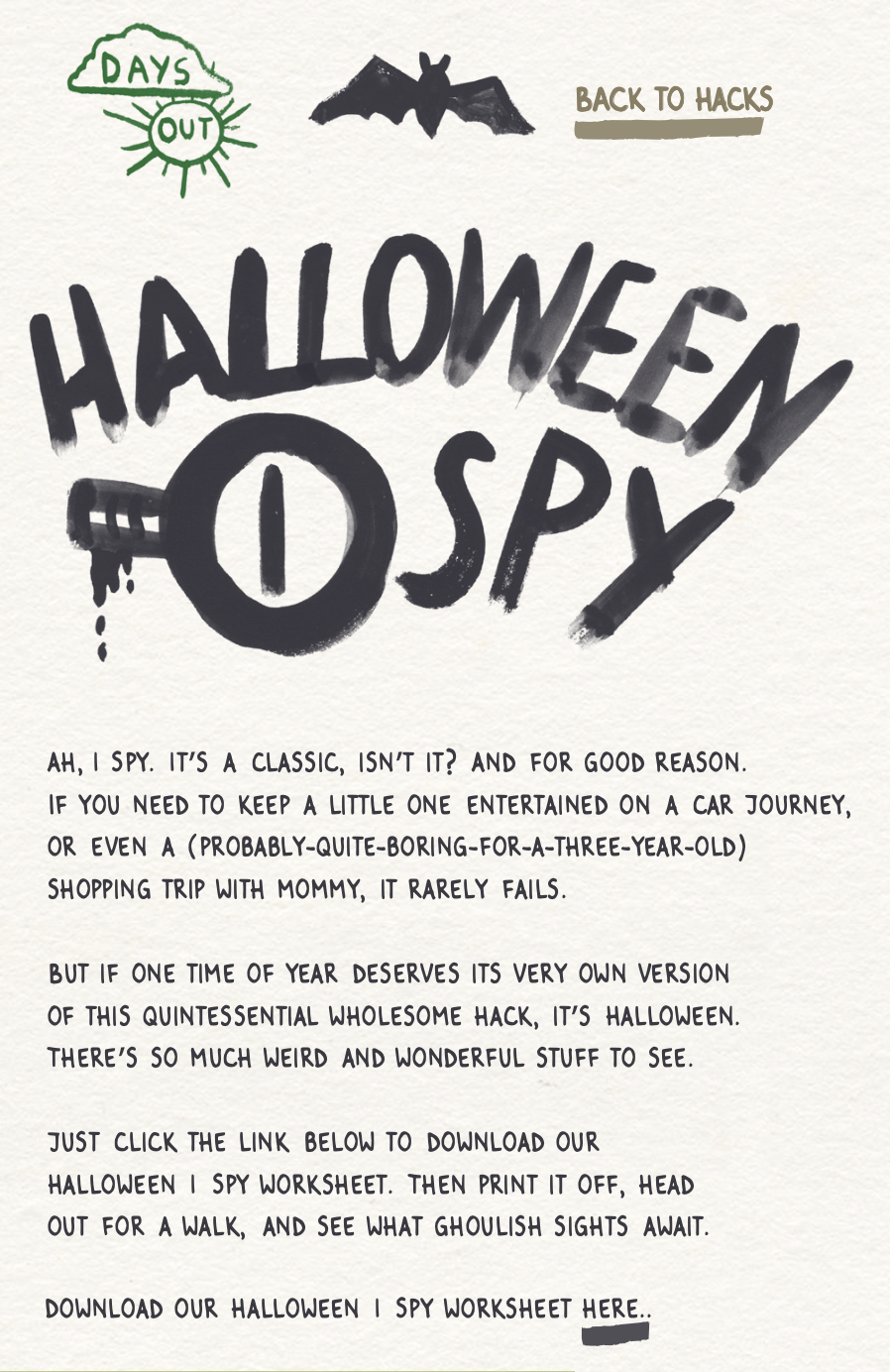 "Wholesome hacks" web copy