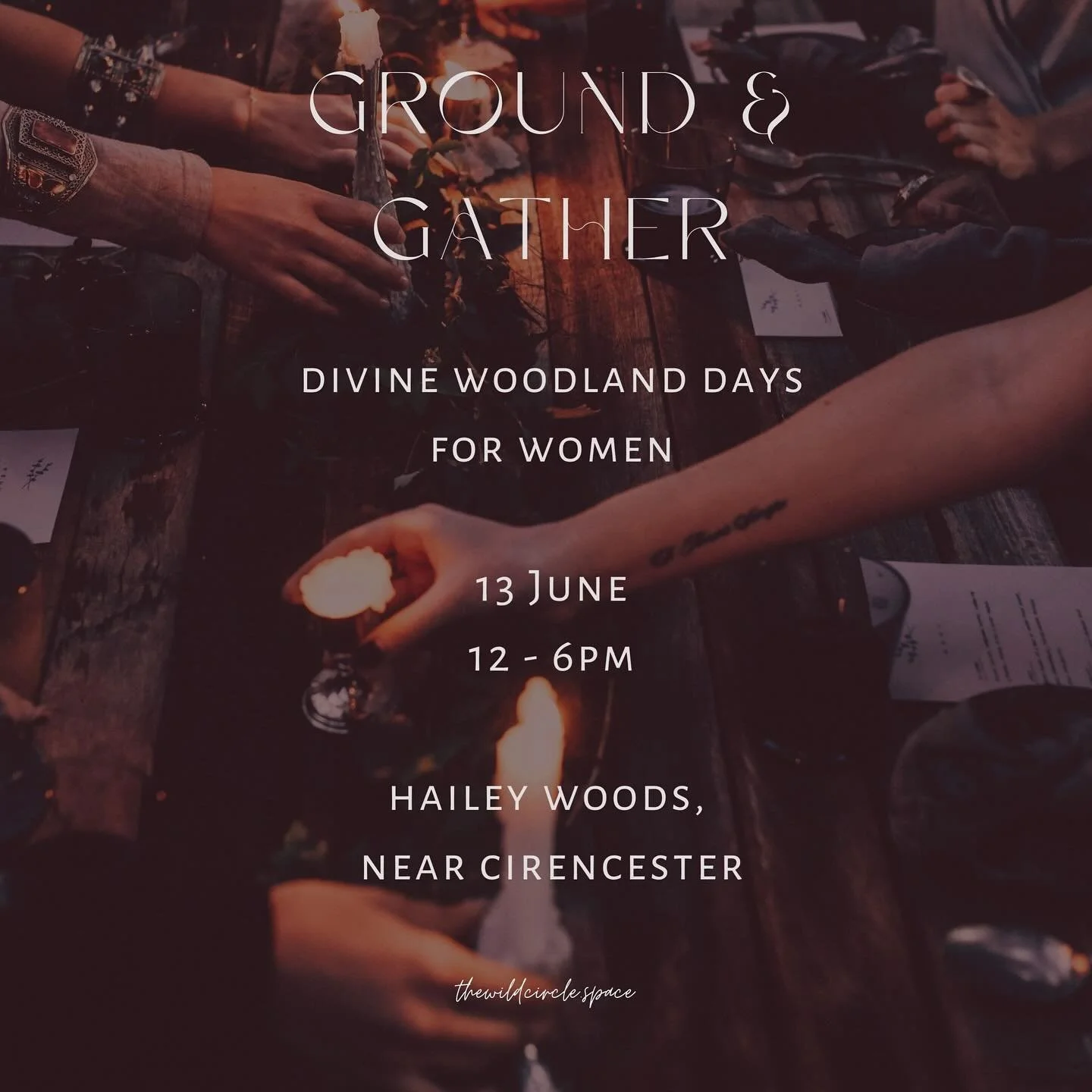 We're planning something really special for the summer edition of Ground &amp; Gather - a shared feast together, under a canopy of trees; a women's circle held in a wild woodland glade; sunny afternoon hammock lazing; meditations standing barefoot on