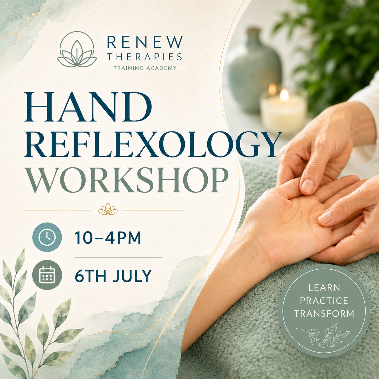 Reflexology Workshop - Hand Reflexology