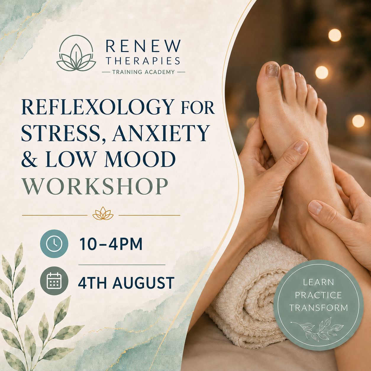 Reflexology Workshop - IBS & Digestive Support