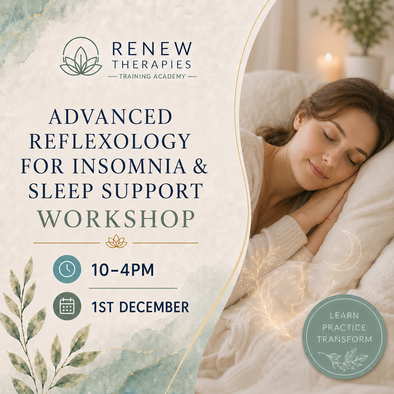 Reflexology Workshop - Insomnia & Sleep Support