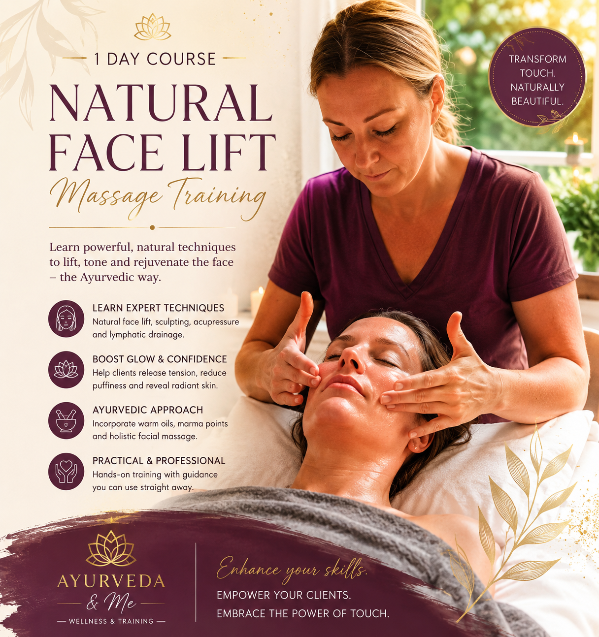 Face Lift Rejuvenation Massage