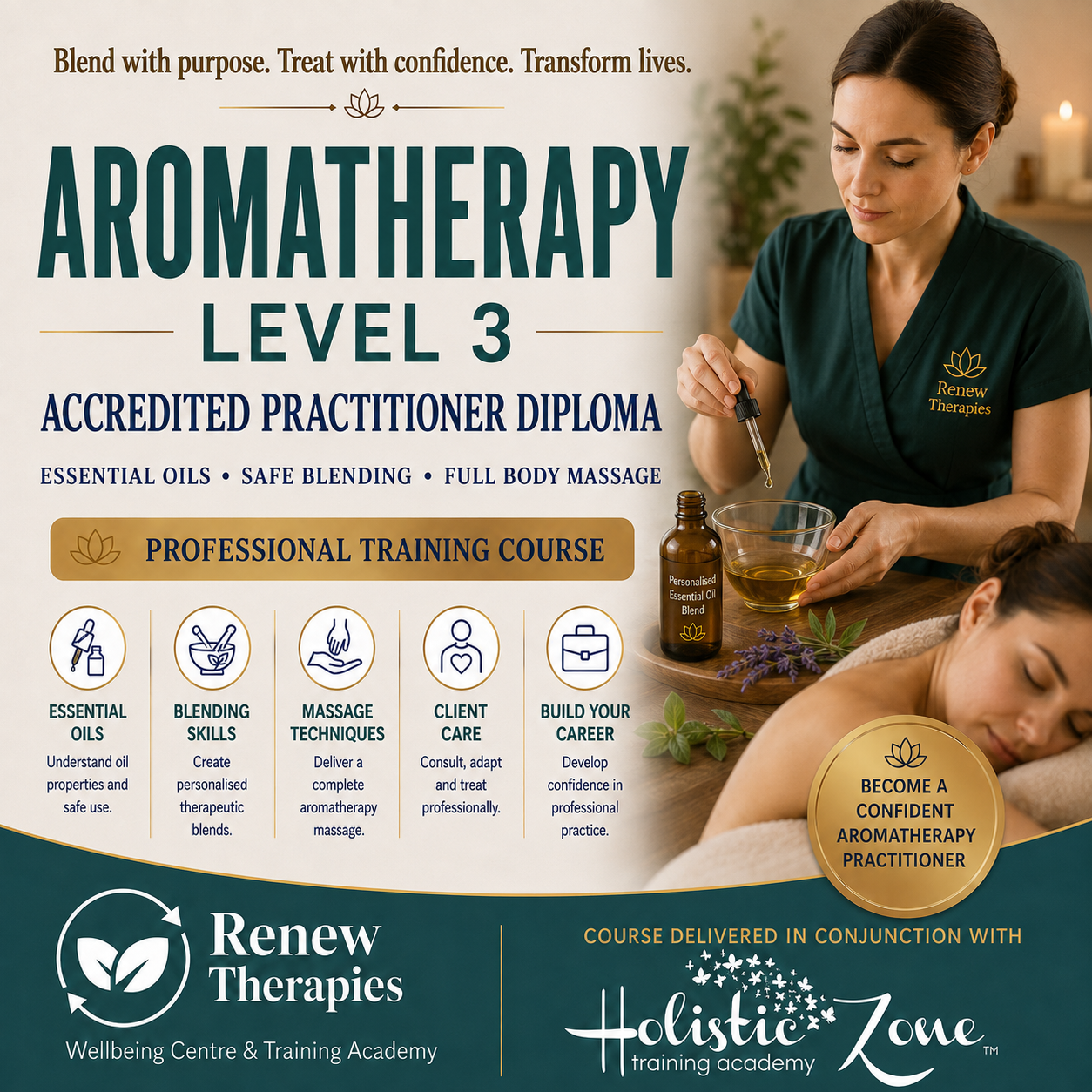 Aromatherapy Massage Diploma - Level 3
