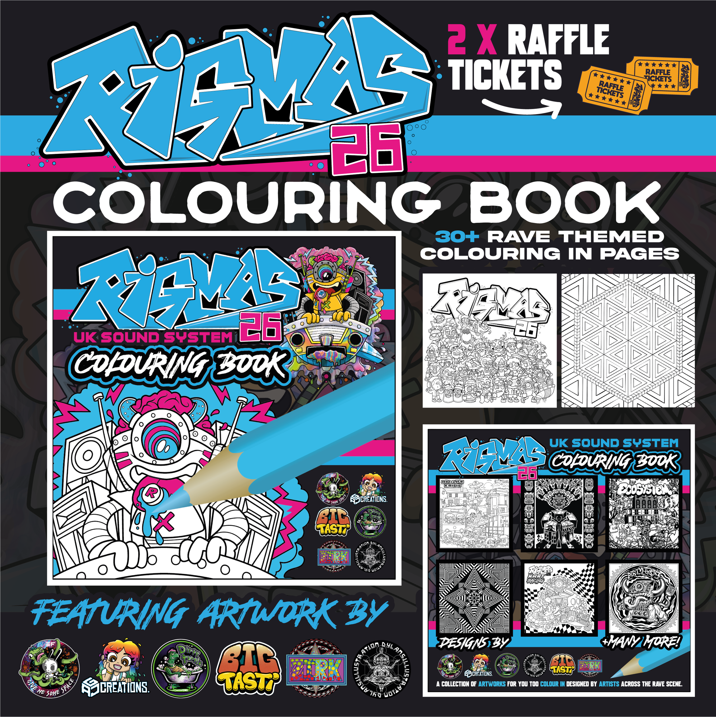 RIGMAS 26 COLOURING BOOK