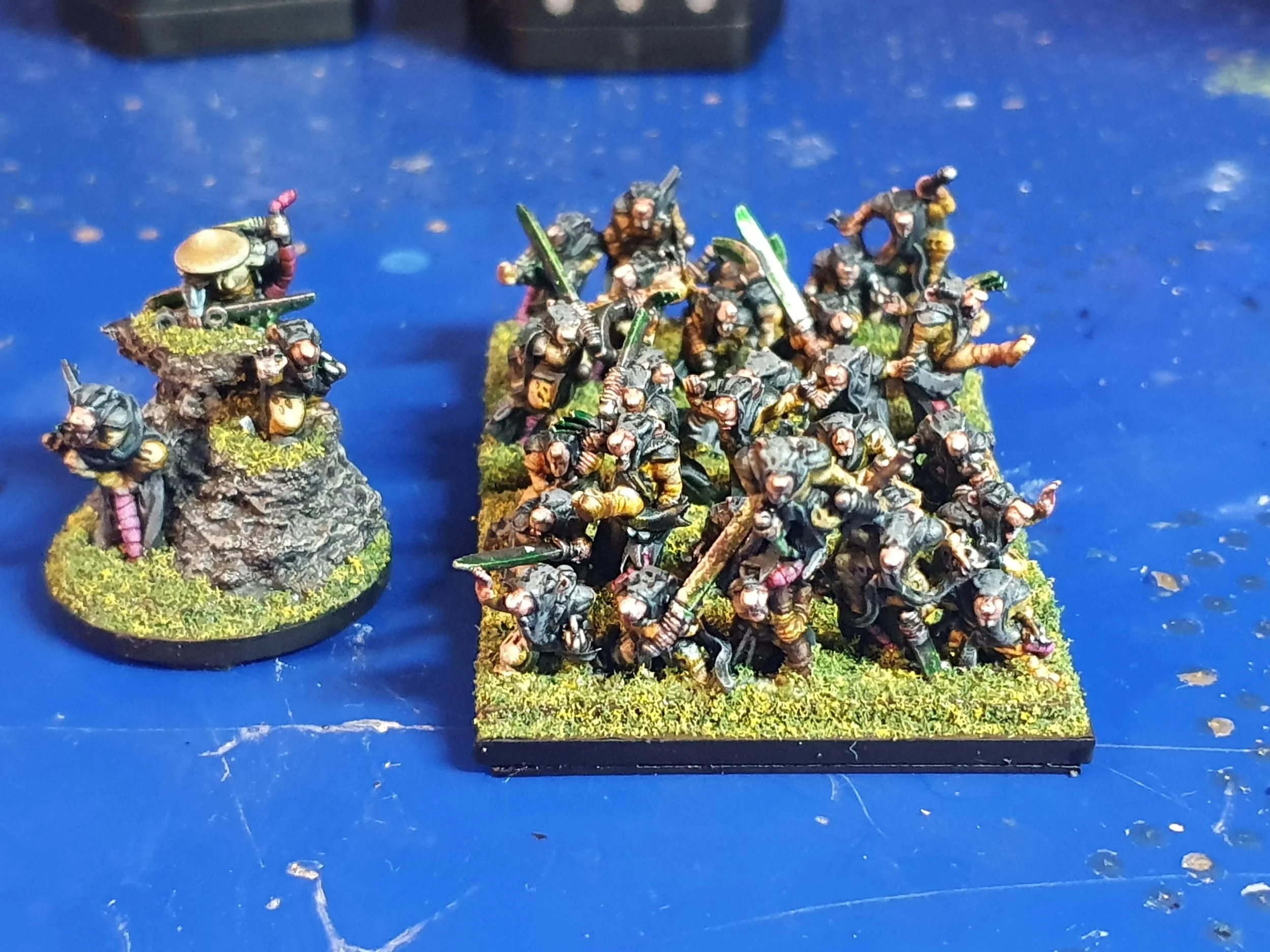 Skaven designed by Cromarty Forge, printed and painted by Adam from Adrah Labs