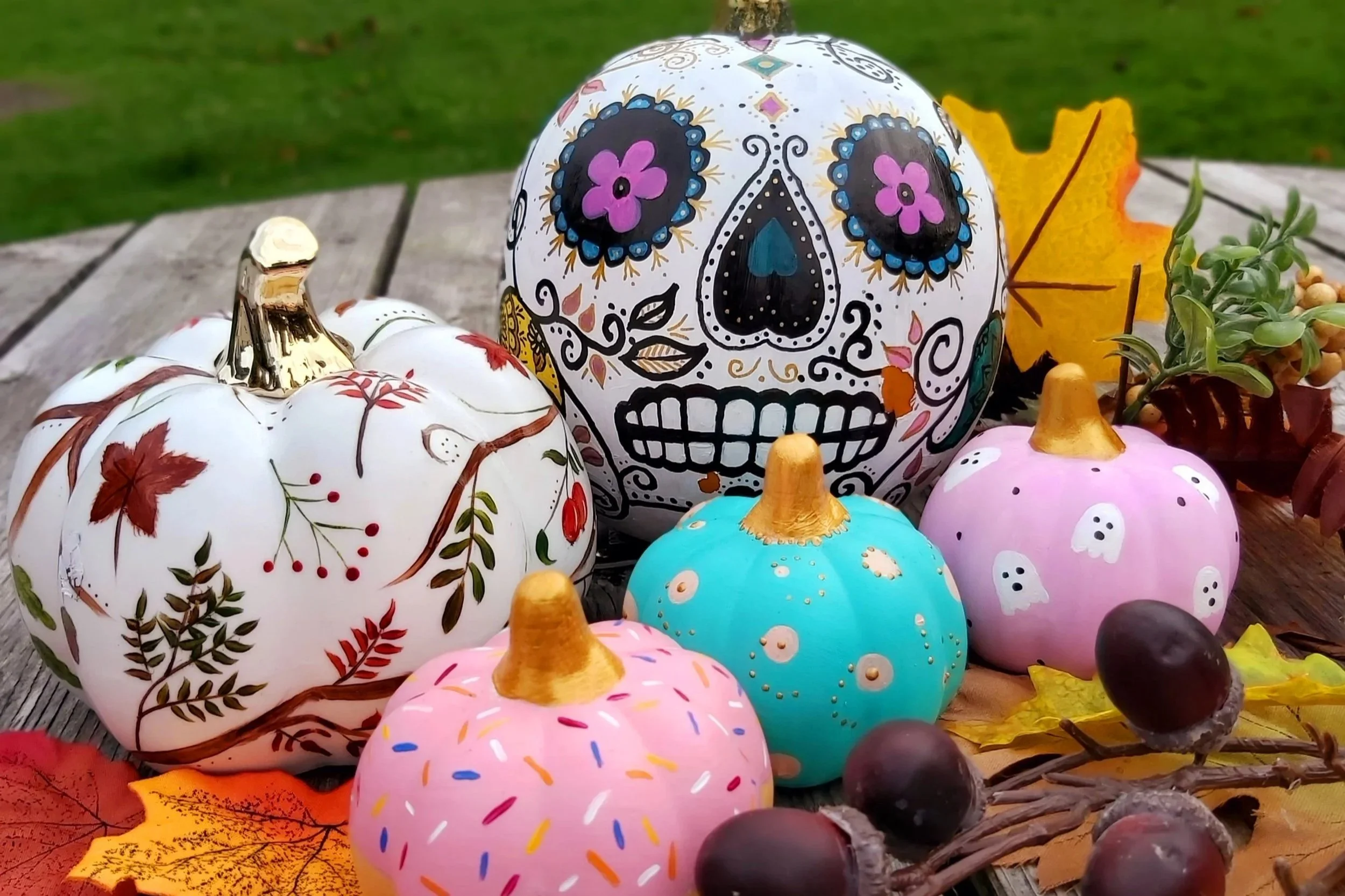 Halloween Sip & Paint Ceramic Pumpkin