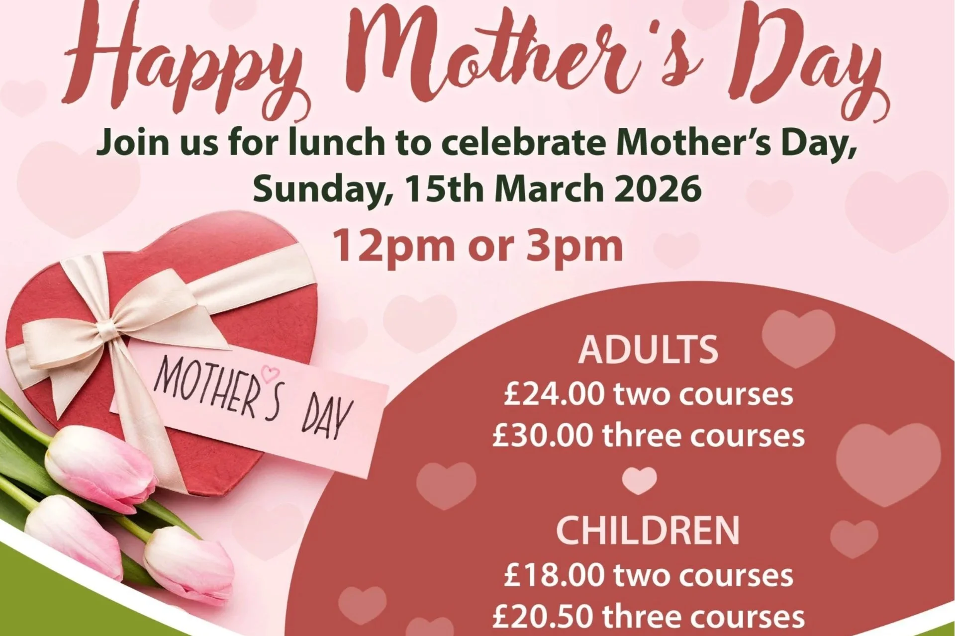 Mother's Day Sunday Lunch