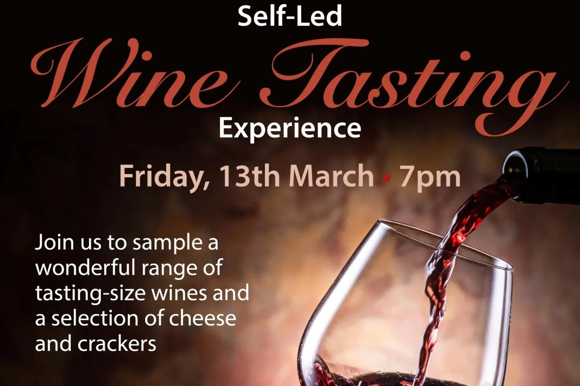 Self-Led Wine Tasting Evening