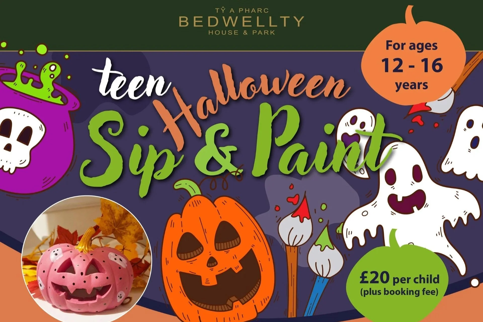 Teen Halloween Sip & Paint