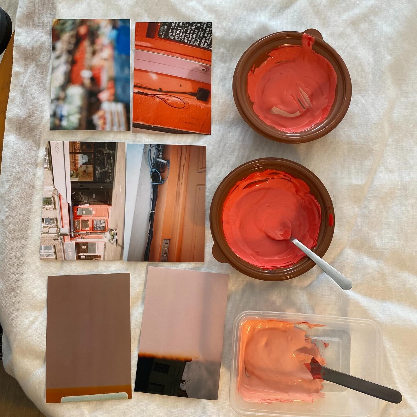 Playing with colour using the photos I took of Broadway Market, ready for screenprinting!

#imprints #disabledartist #tetraplegic #visualartist #disability #tetraplegic #SCI #playingwithcolour #DYCP #artscouncilengland #newskills #screenprinting #pri