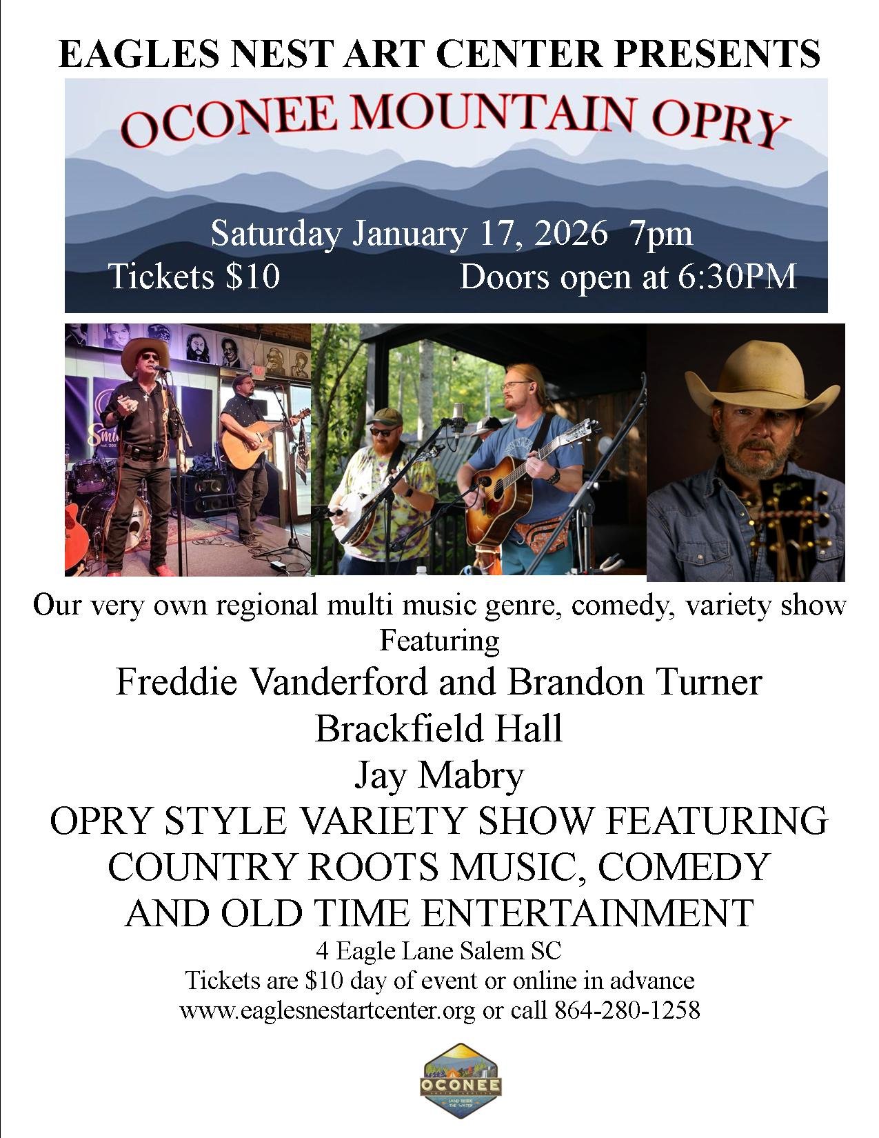 Oconee Mountain Opry January 2026