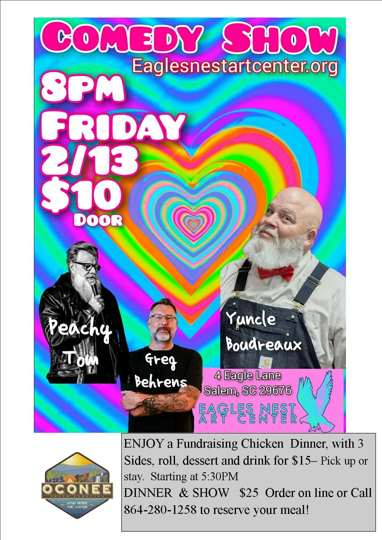 Comedy Night with Optional Dinner & Show