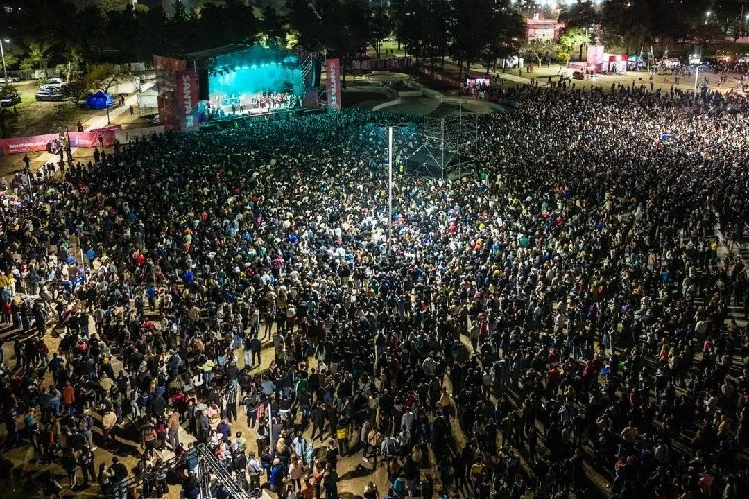 Más de 30.000 personas hicieron vibrar el Fan Fest de Santa Fe
