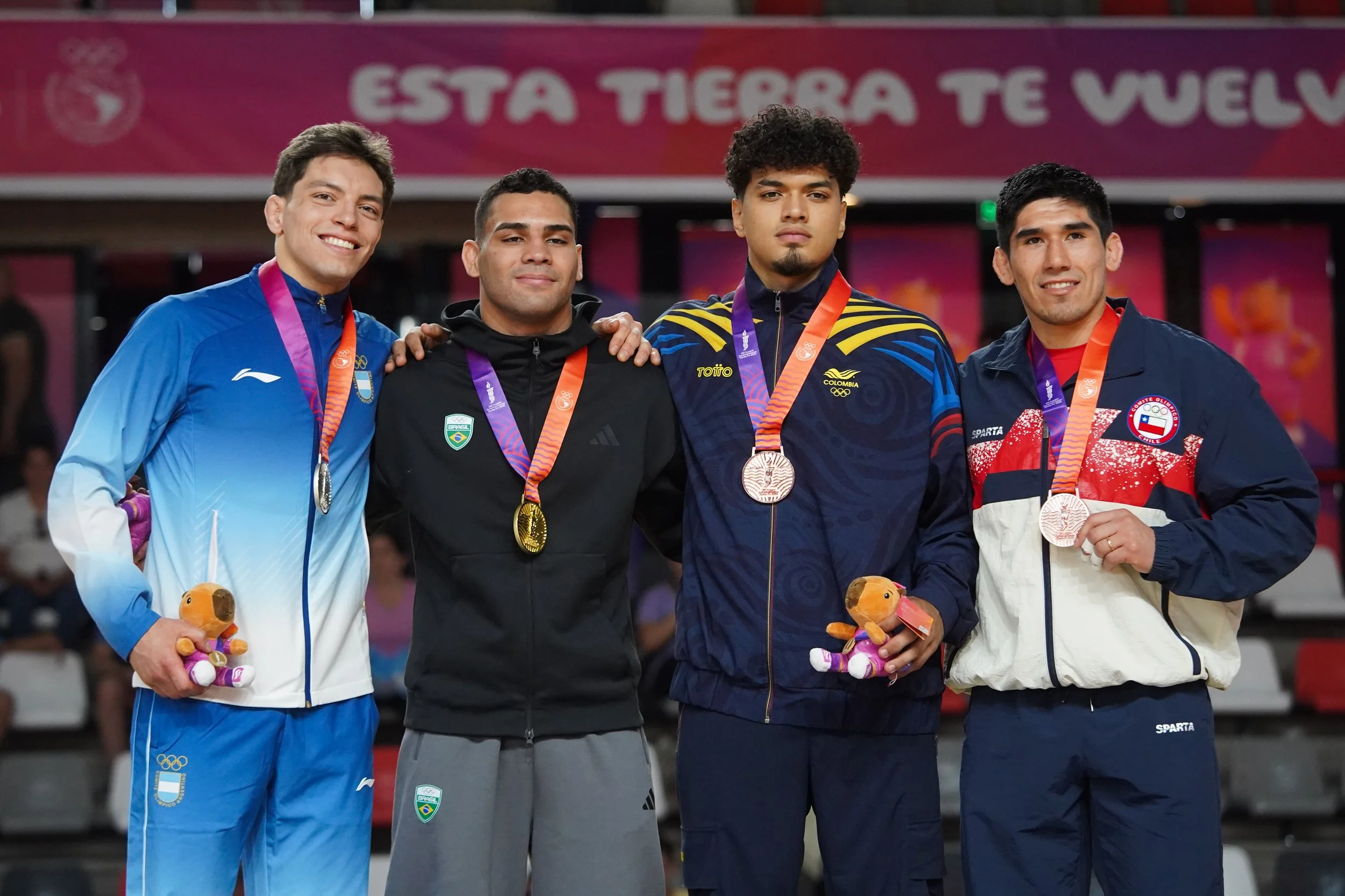 Diez países subieron al podio en una jornada de judo suramericano