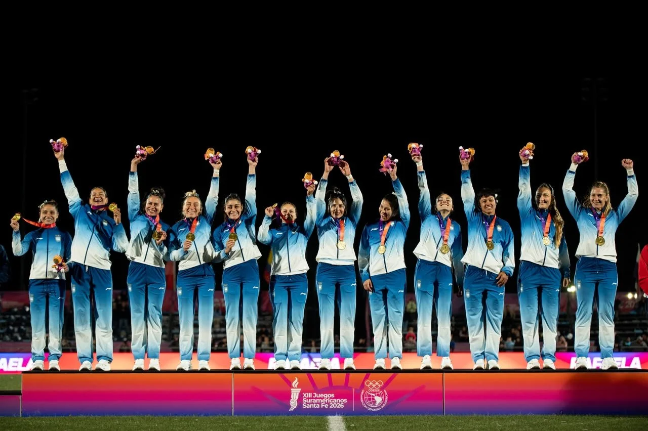 Argentina celebra el oro del rugby seven en los Juegos Suramericanos