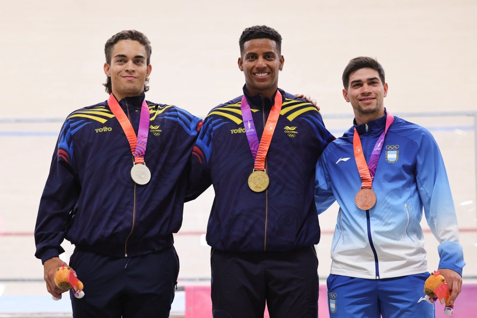 Kevin Quintero y Lucas Vilar destacan el legado del velódromo de Rafaela