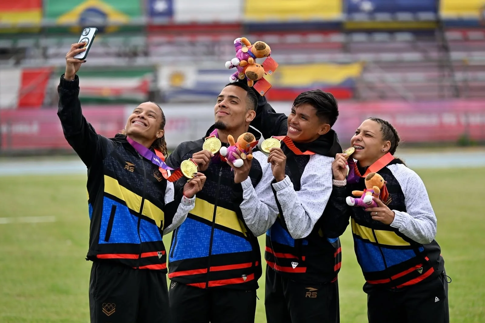 Venezuela conquistó el 4x100 mixto de los Juegos Suramericanos