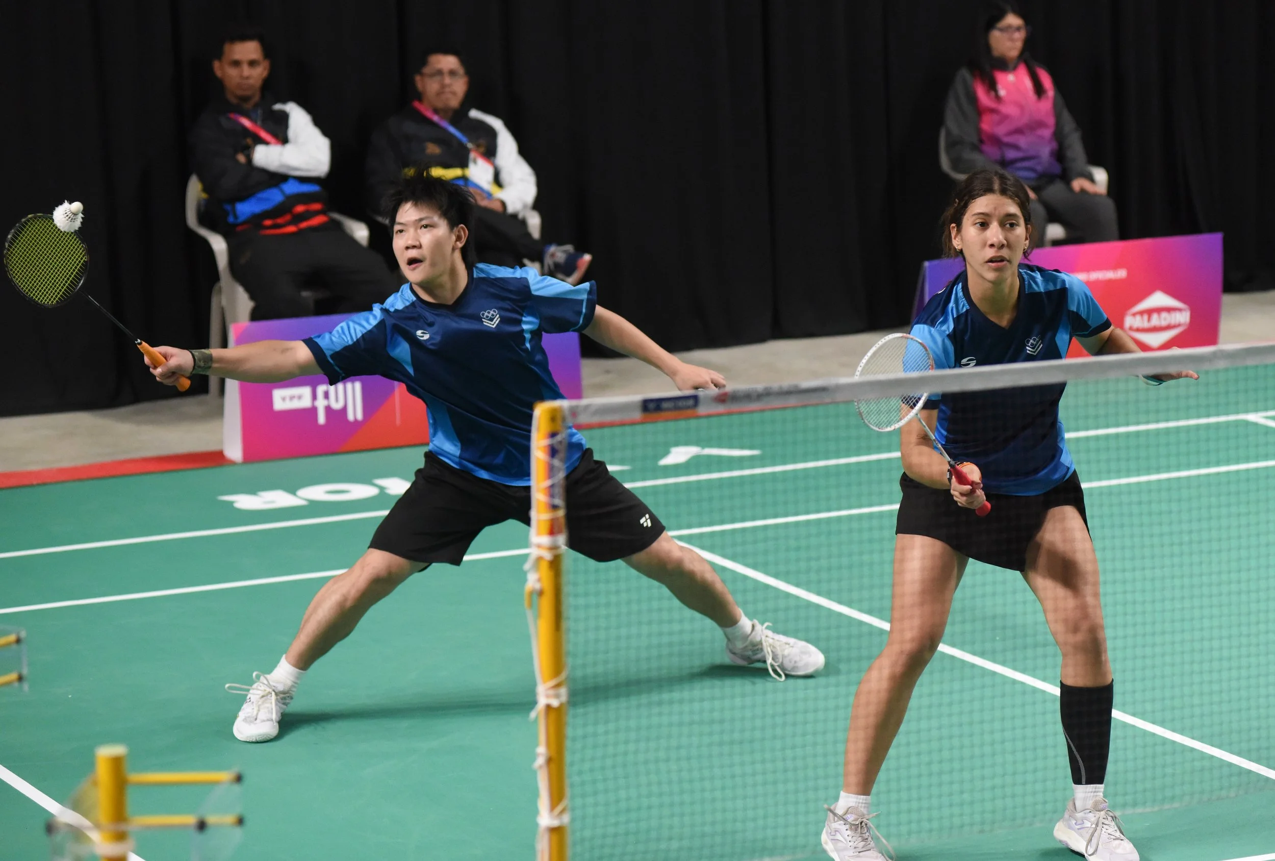 Velocidad y reflejos marcan el bádminton en los Juegos Suramericanos