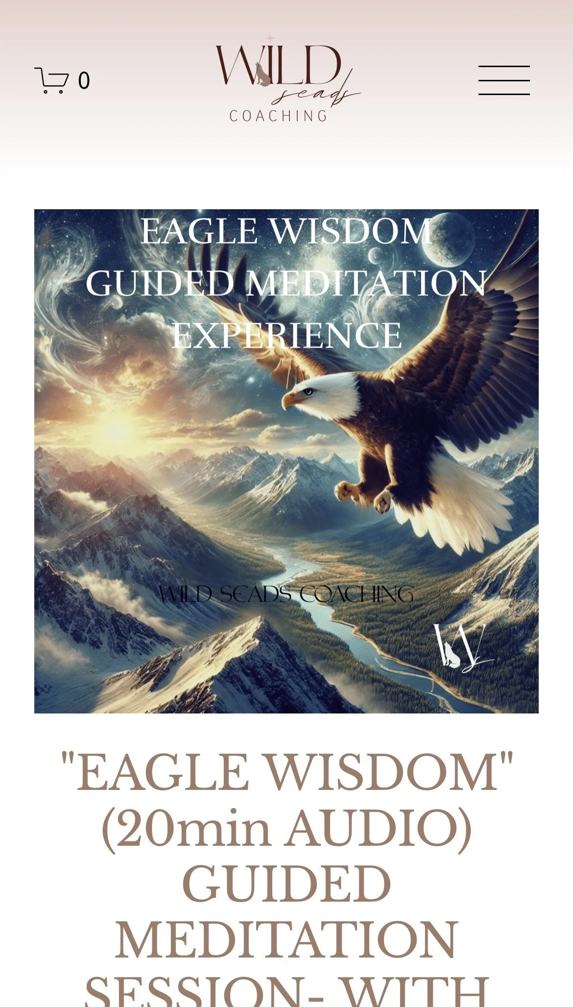 Eagle Wisdom - Guided “Meds” - Meditation!  My story - SHORT :) 1 Min Read. 🦅 