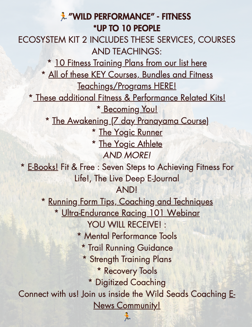 WILD PERFORMANCE ECOSYSTEMS KIT 2 WILD SEADS COACHING