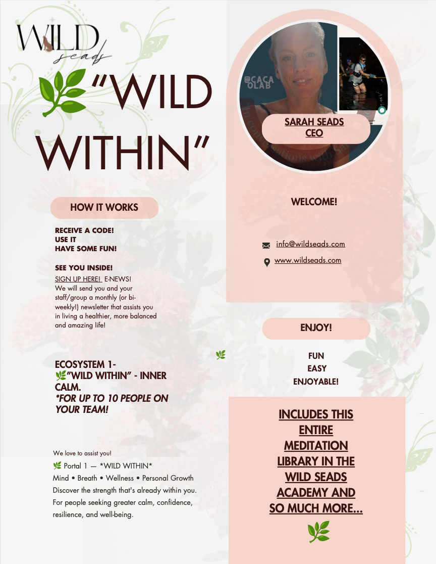 WILD WITHIN ECOSYSTEMS KIT 1 FROM WILD SEADS COACHING