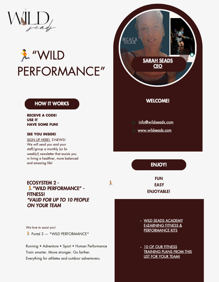 WILD PERFORMANCE ECOSYSTEMS KIT 2 2026 WILD SEADS COACHING